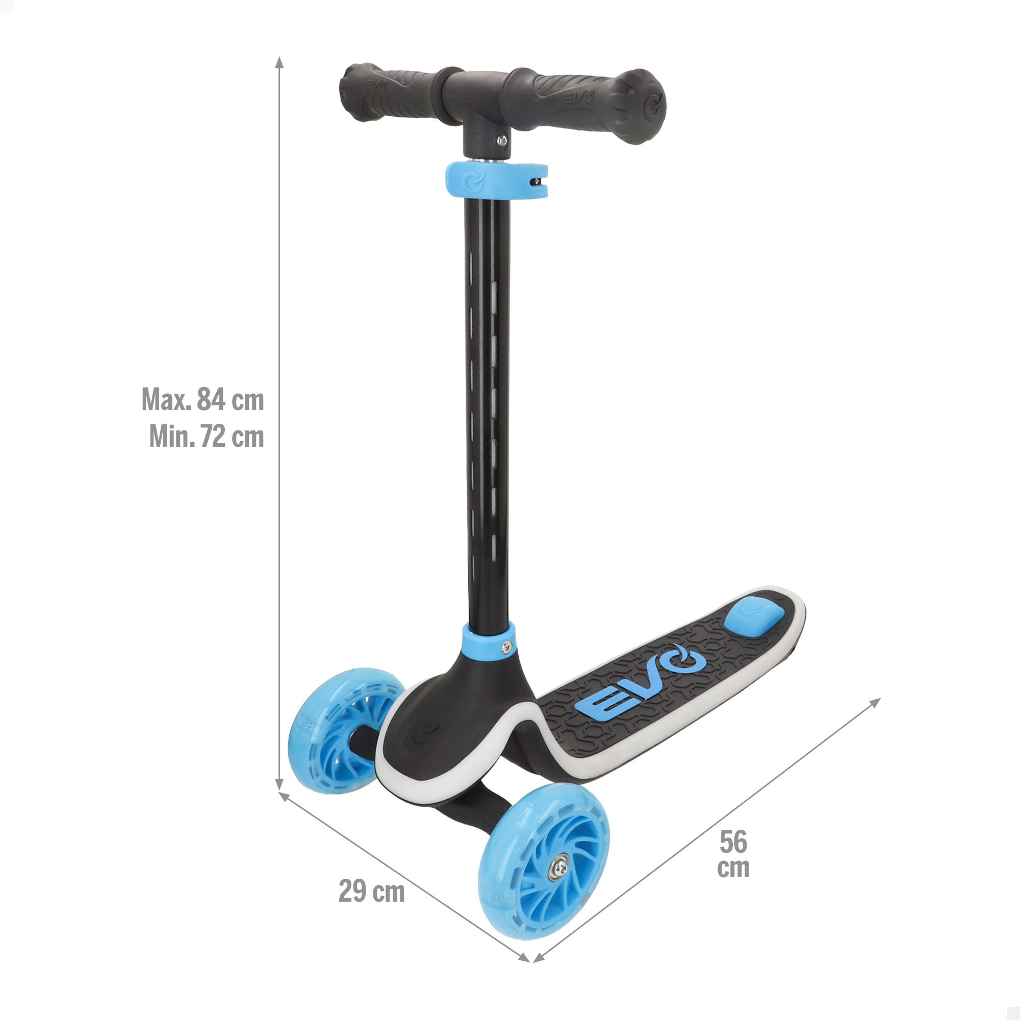 Patinete infantil 3 ruedas con luces + 3 años EVO