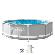 INTEX Piscina desmontable redonda Prism Frame 305x76 cm con depuradora