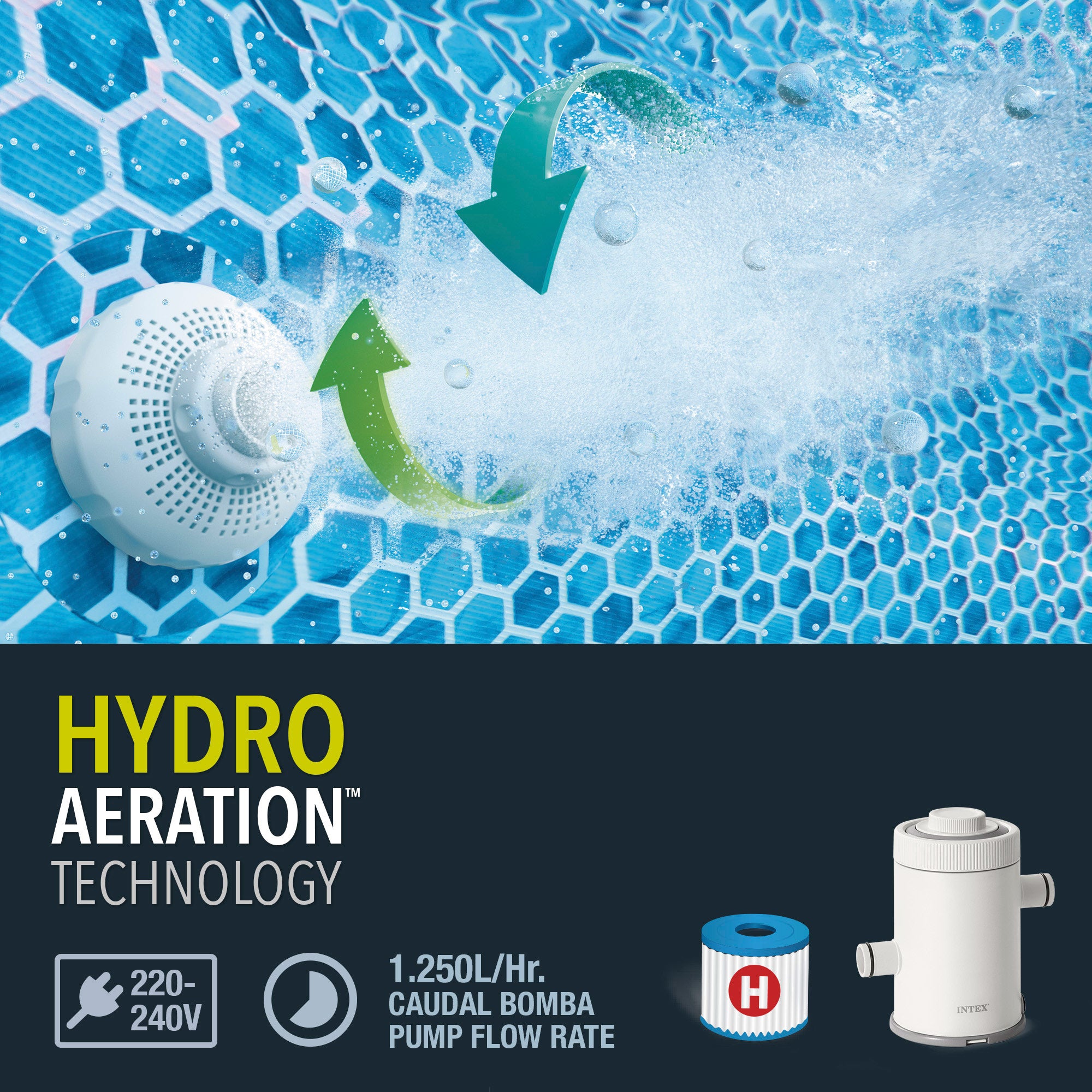 INTEX Piscina desmontable redonda Prism Frame 305x76 cm con depuradora