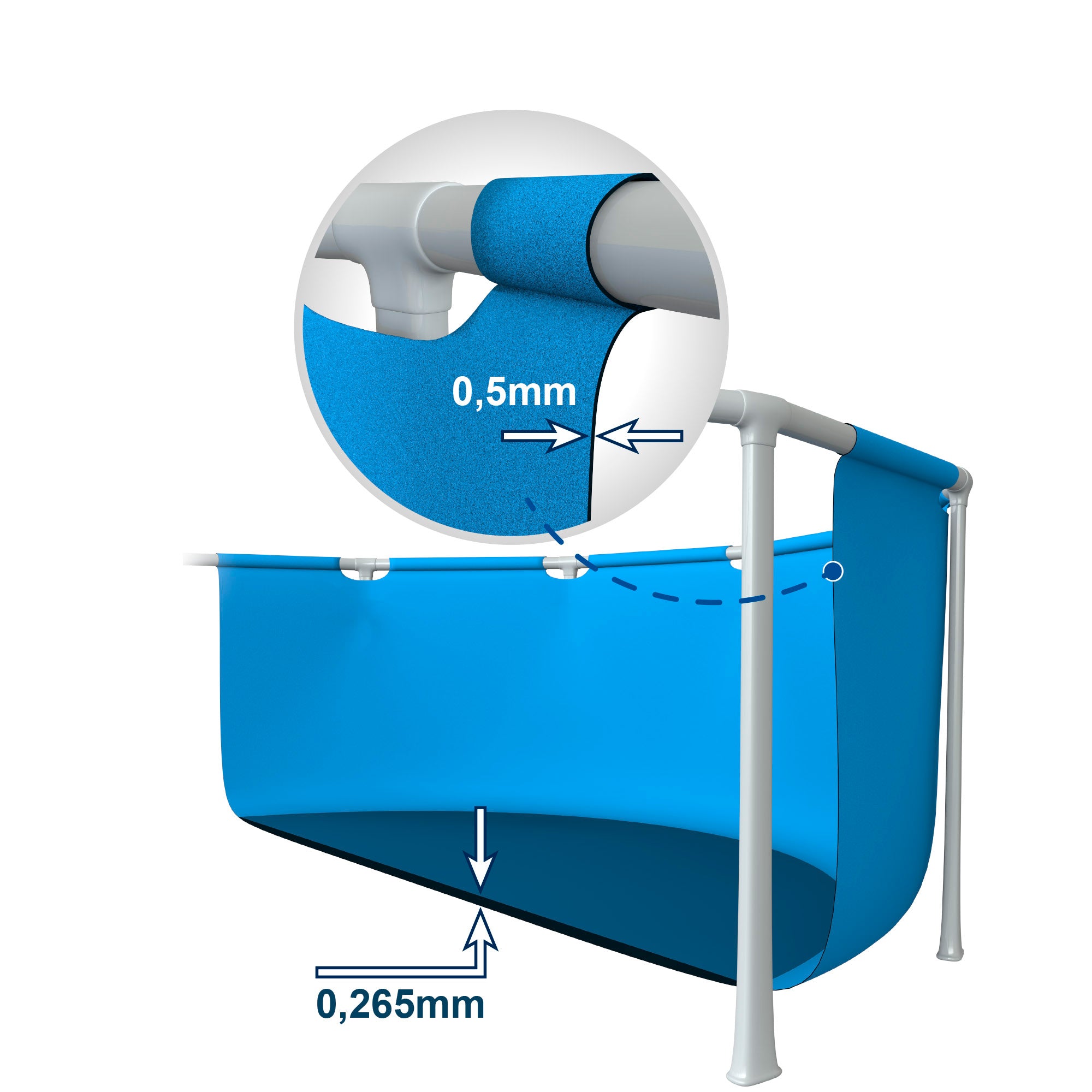 INTEX Piscina desmontable redonda Metal Frame Beachside con depuradora