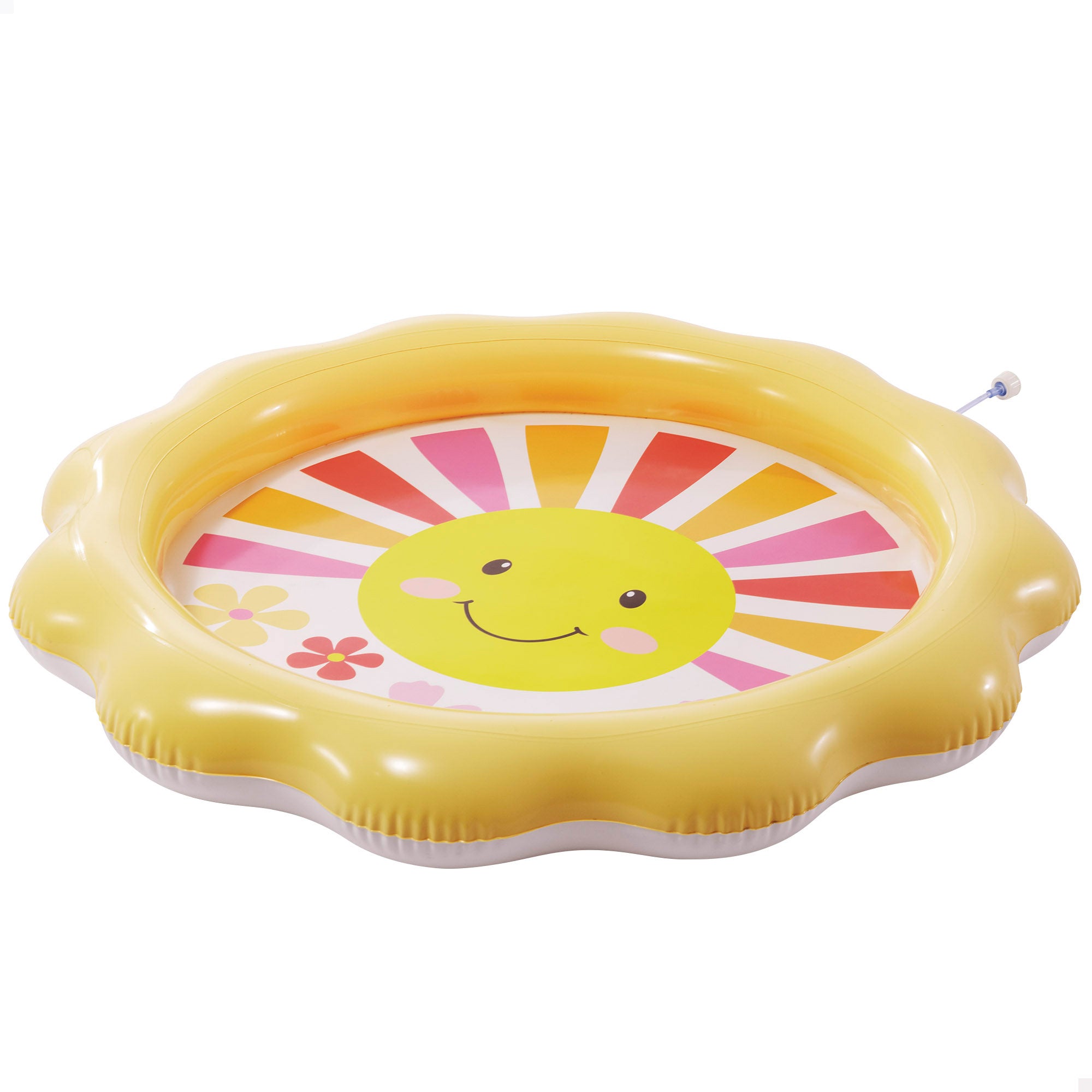INTEX Piscina hinchable infantil en forma de flor con spray D104