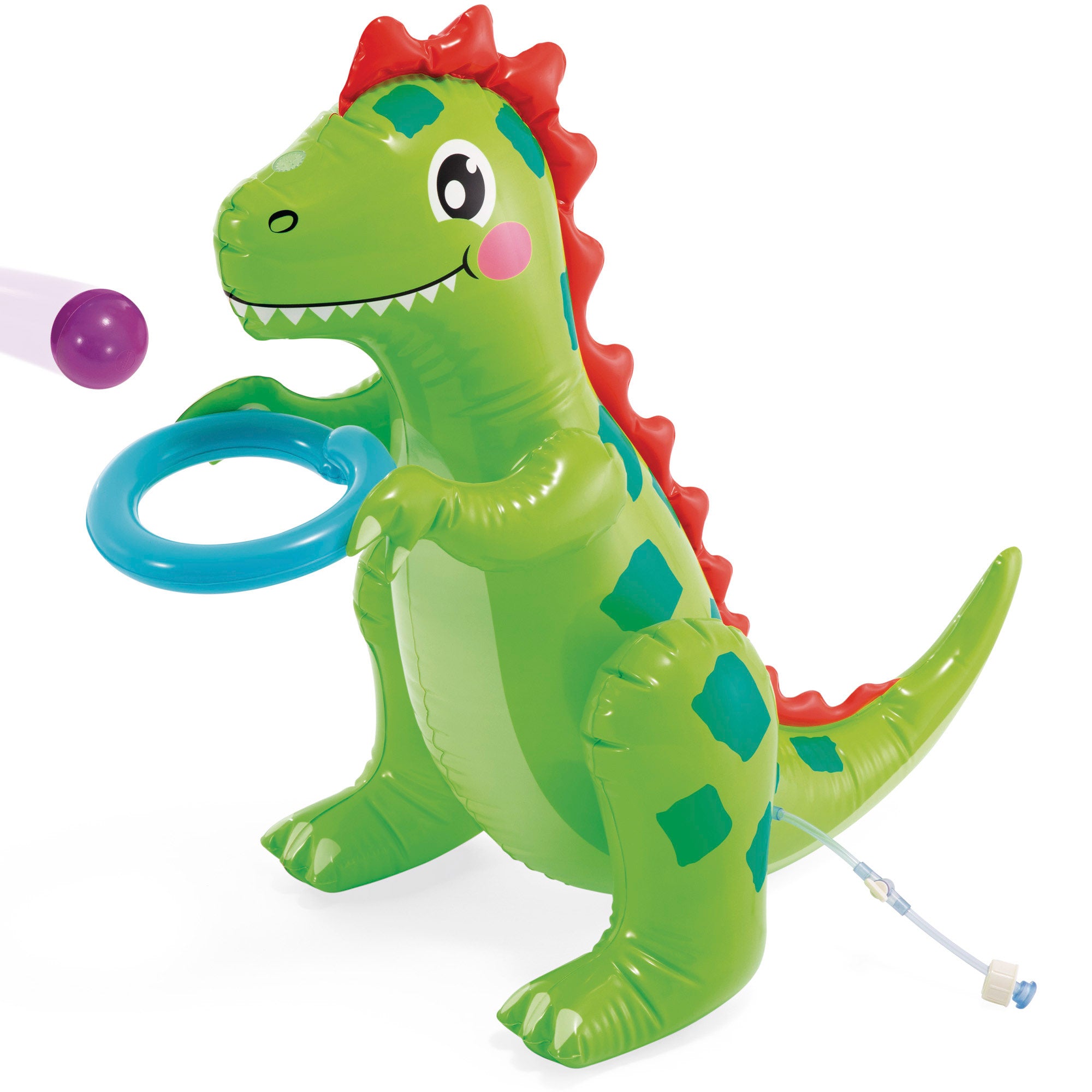 INTEX Centro de juegos acuático hinchable Dino Park con tobogán y pulverizador