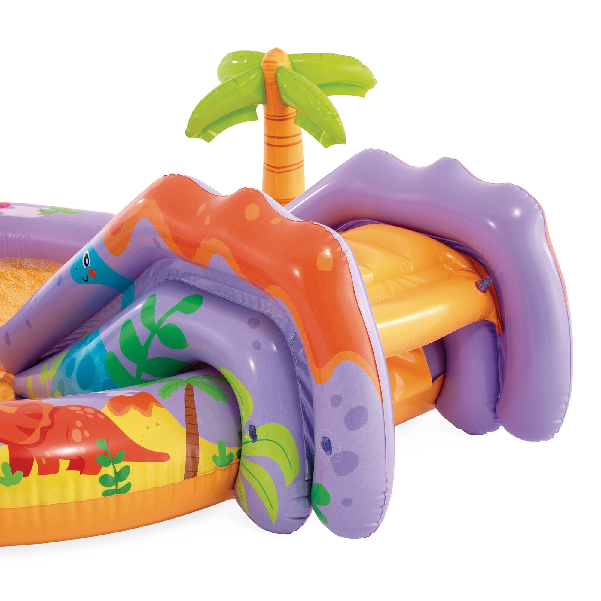 INTEX Centro de juegos acuático hinchable Dino Park con tobogán y pulverizador