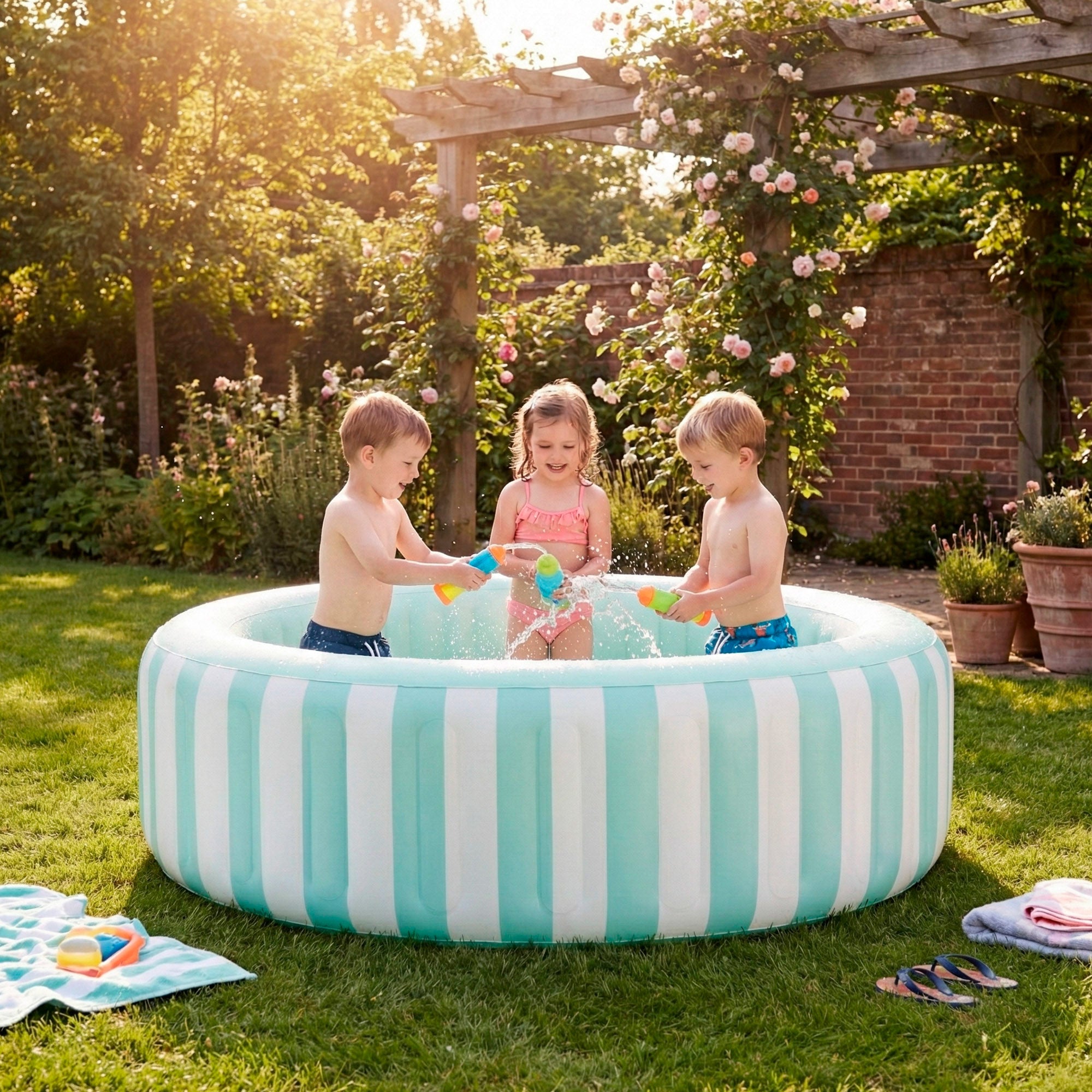 INTEX Piscina hinchable infantil redonda D168 cm