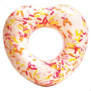 INTEX Flotador rueda hinchable donut corazón 89x25x94 cm