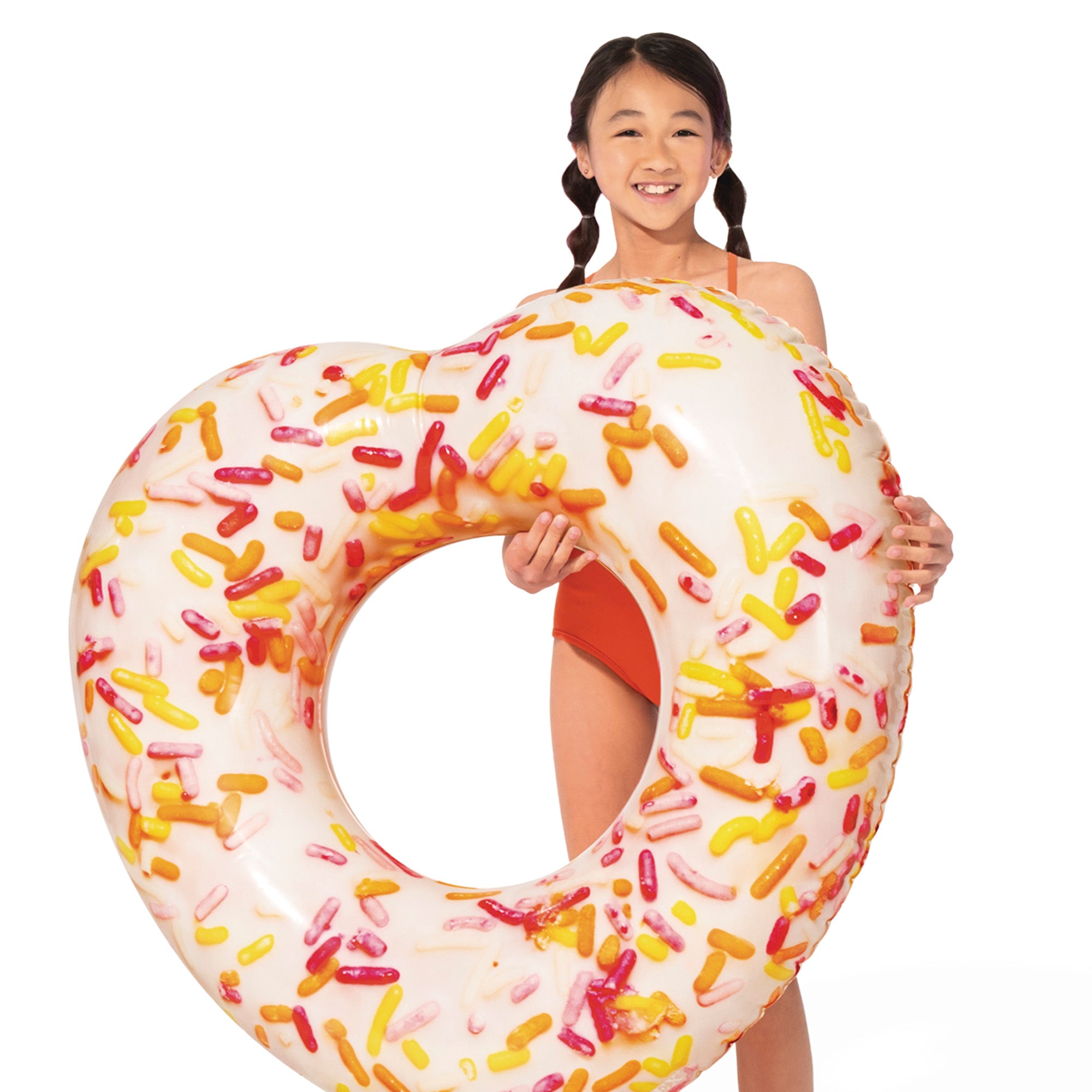 INTEX Flotador rueda hinchable donut corazón 89x25x94 cm