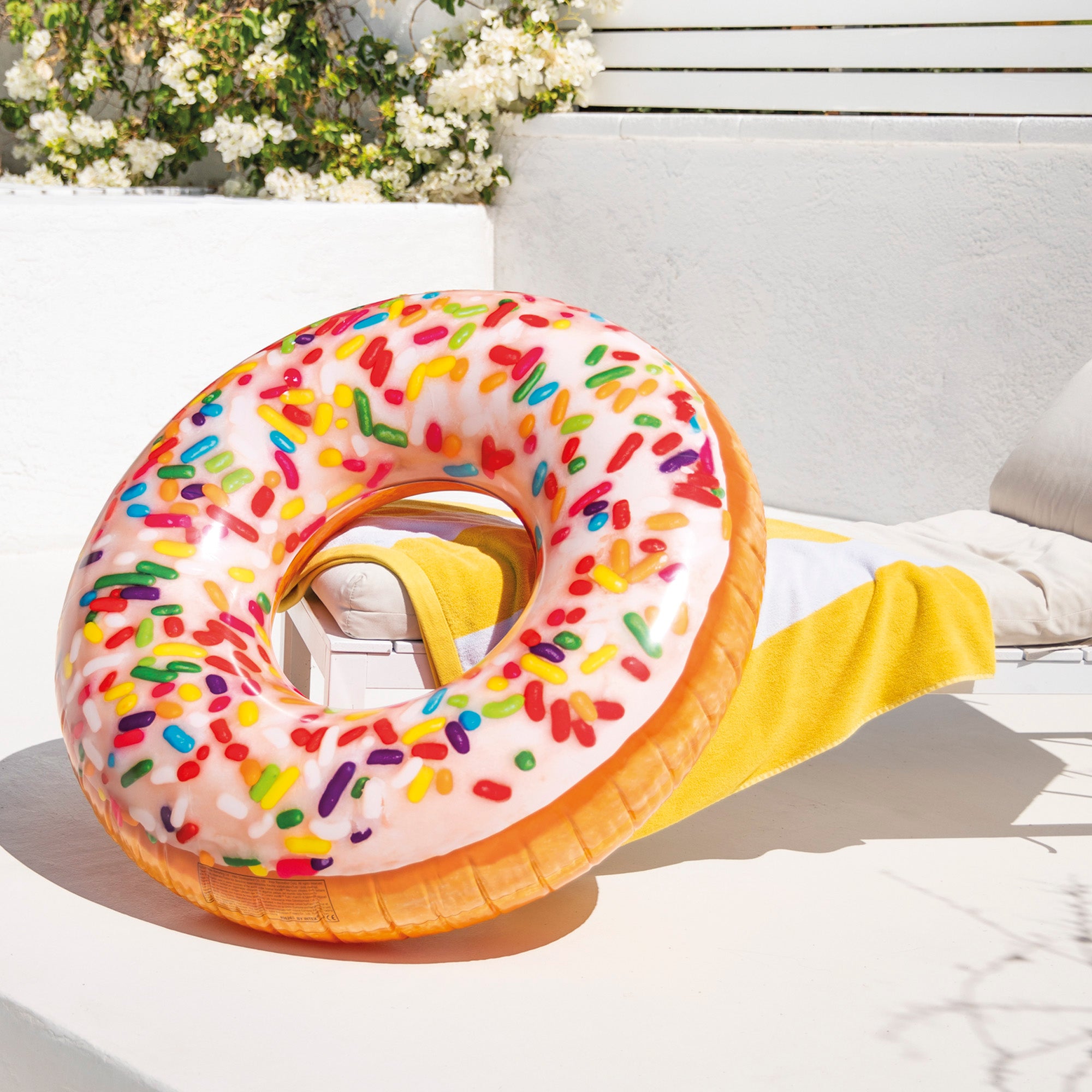 INTEX Rueda hinchable donut de colores 99 cm diámetro