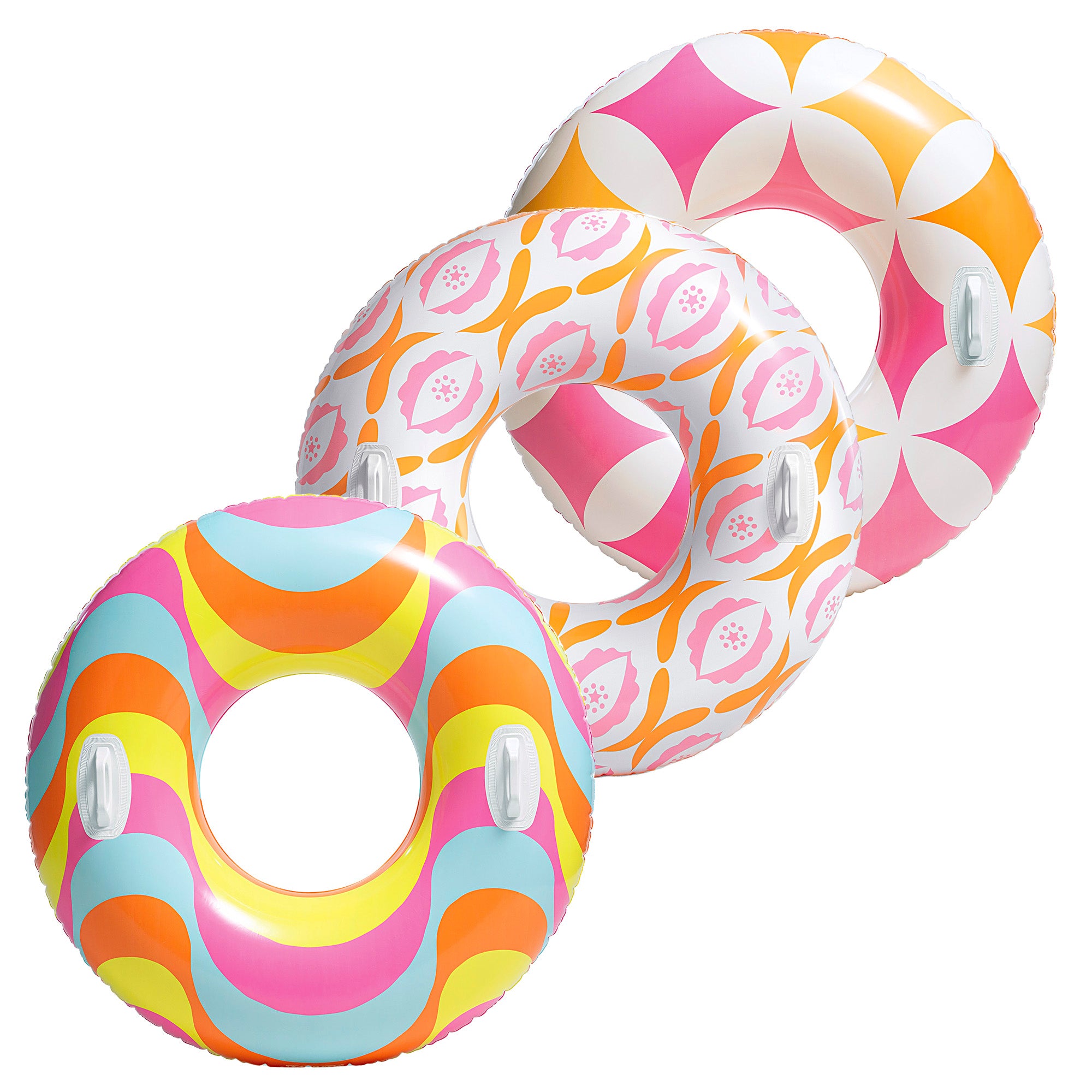 INTEX Flotador rueda vintage con asas Ø91 cm