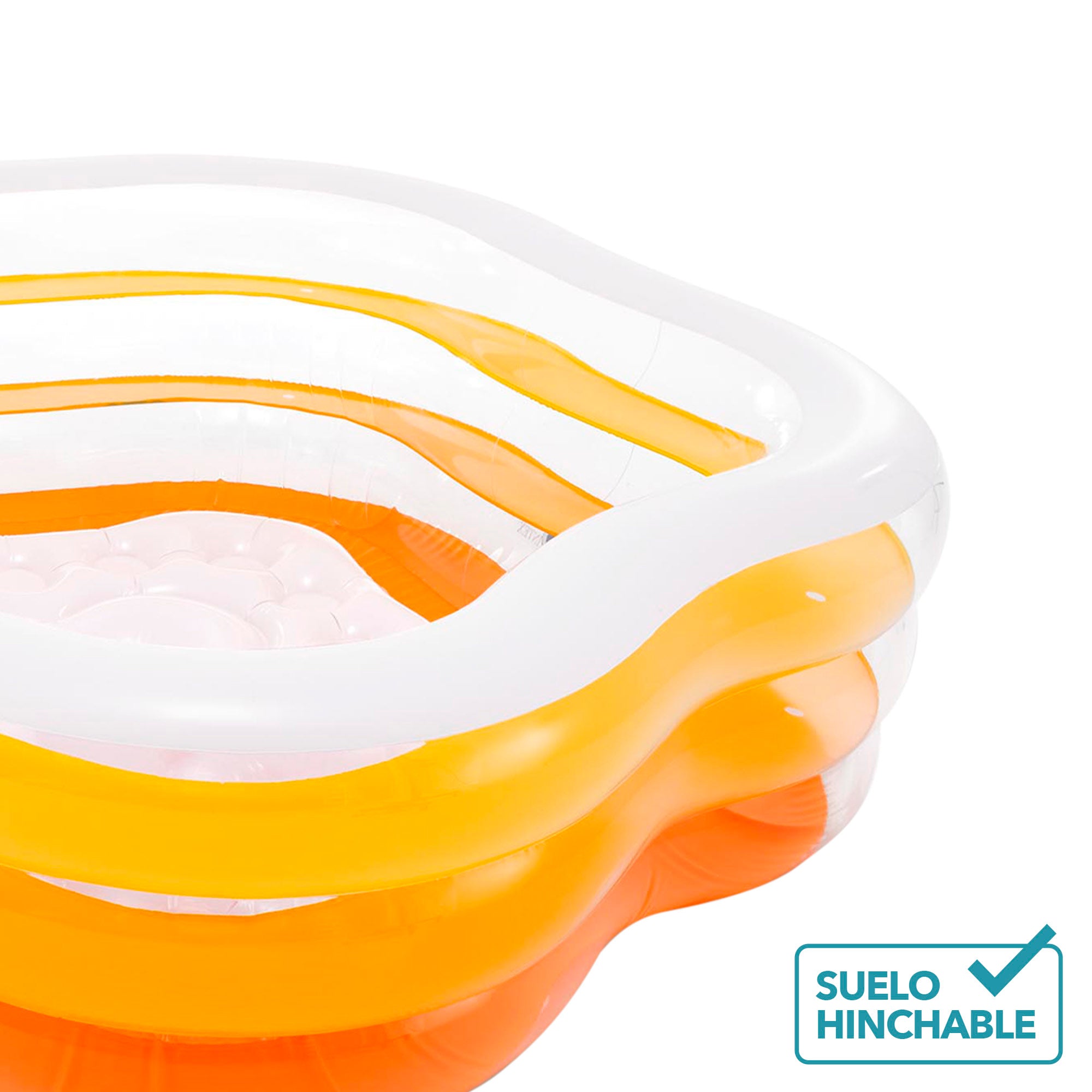 INTEX Piscina hinchable forma estrella 185x180x53 cm - 460 l