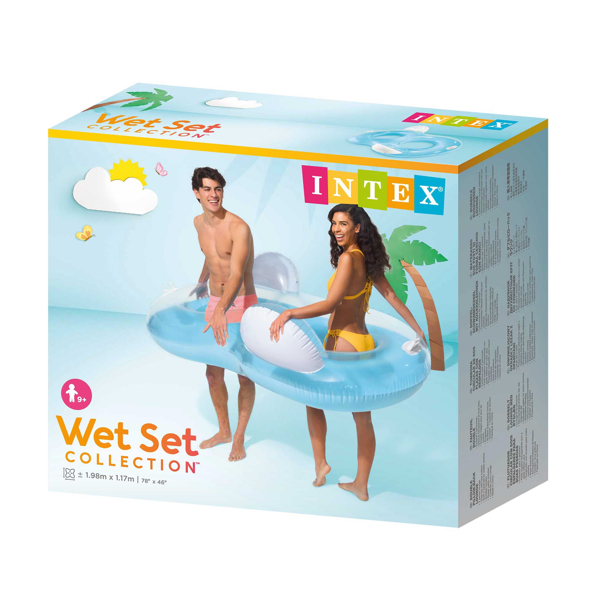 Colchoneta hinchable INTEX doble 198x117 cm