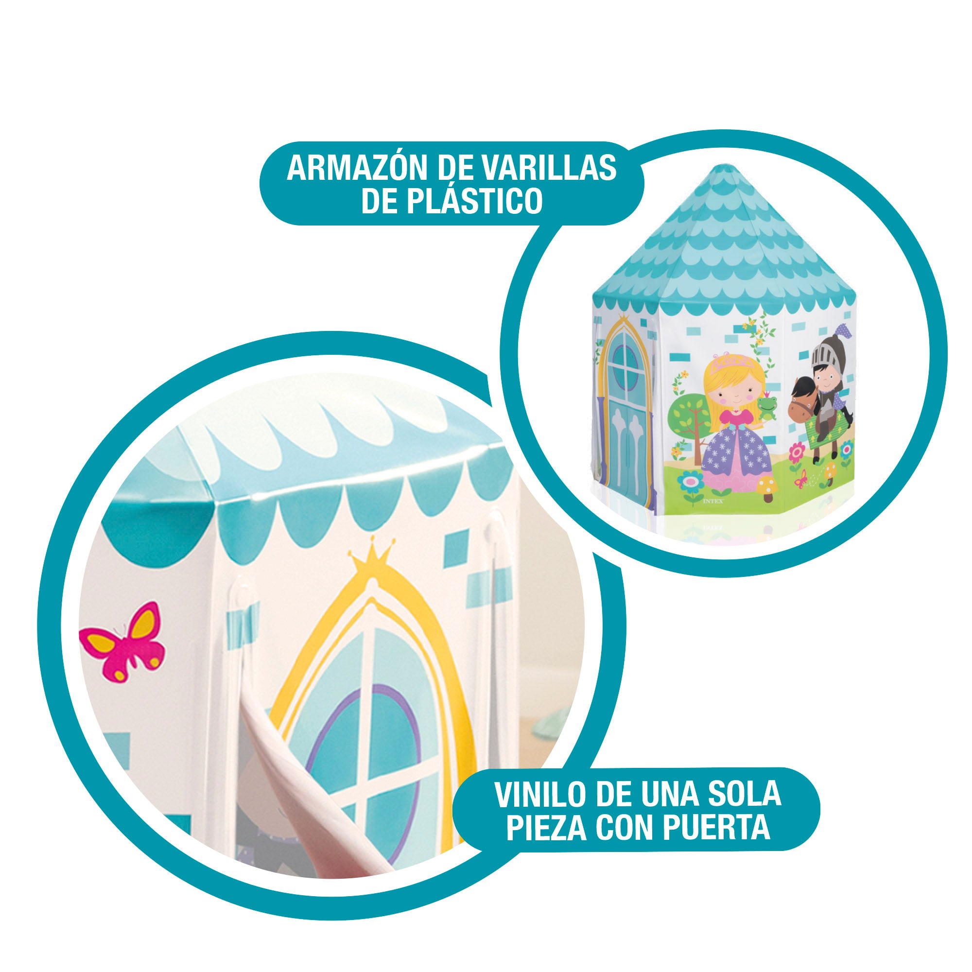 INTEX Casita para niños de tela
