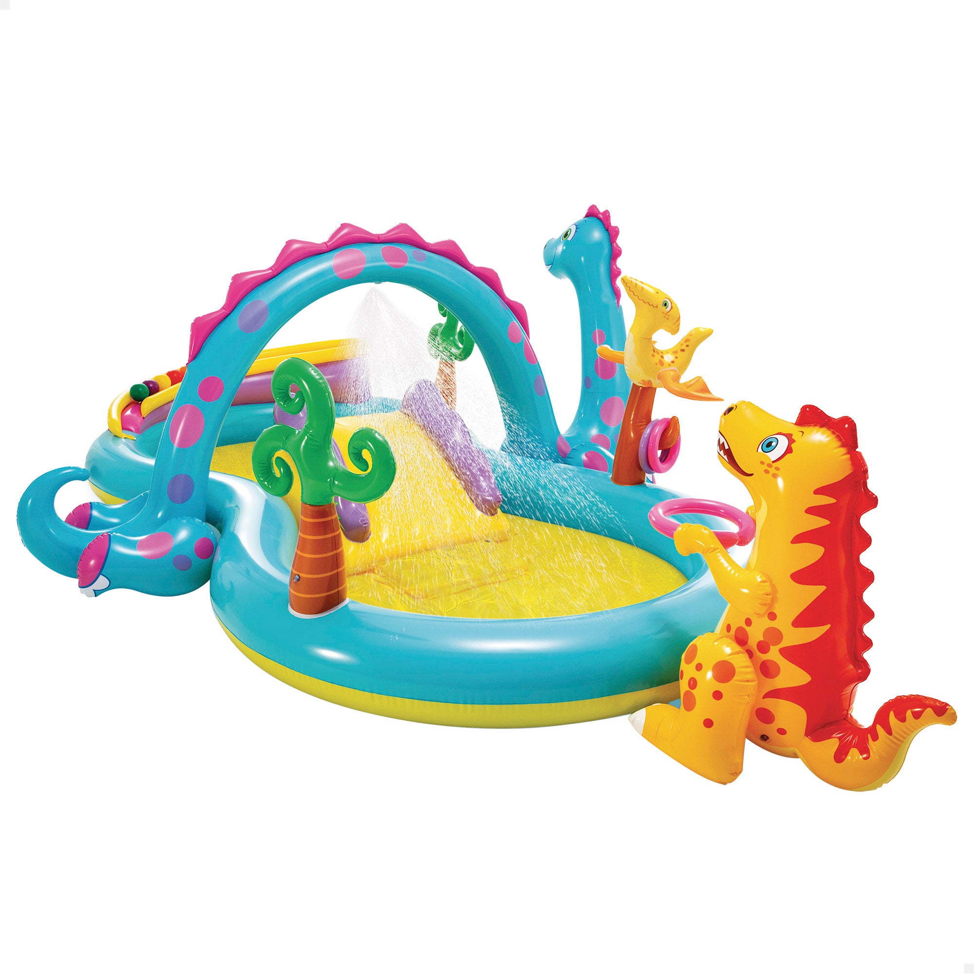 INTEX Centro juegos hinchable Dinosaurio 302x229x112 cm - 280 l