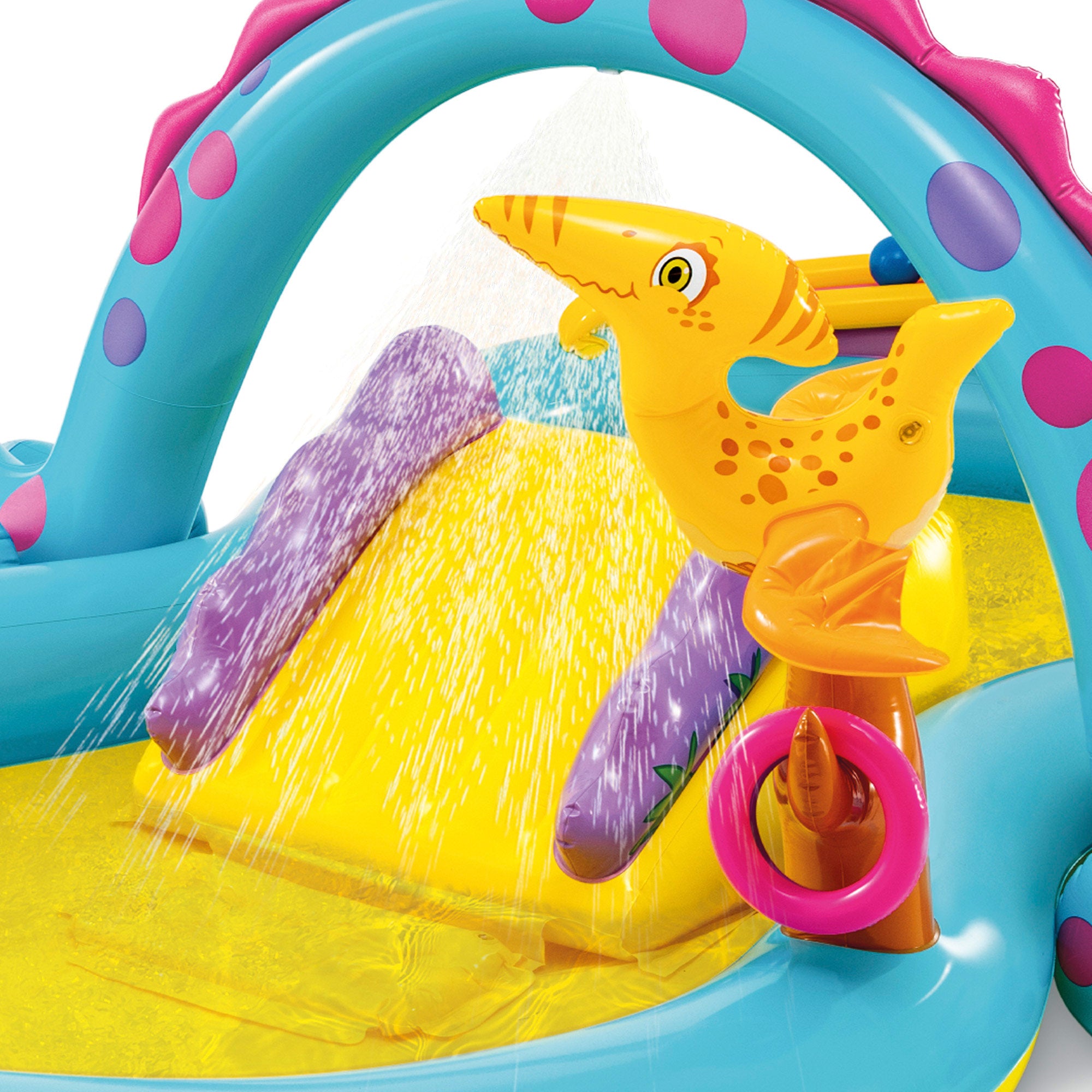 INTEX Centro juegos hinchable Dinosaurio 302x229x112 cm - 280 l