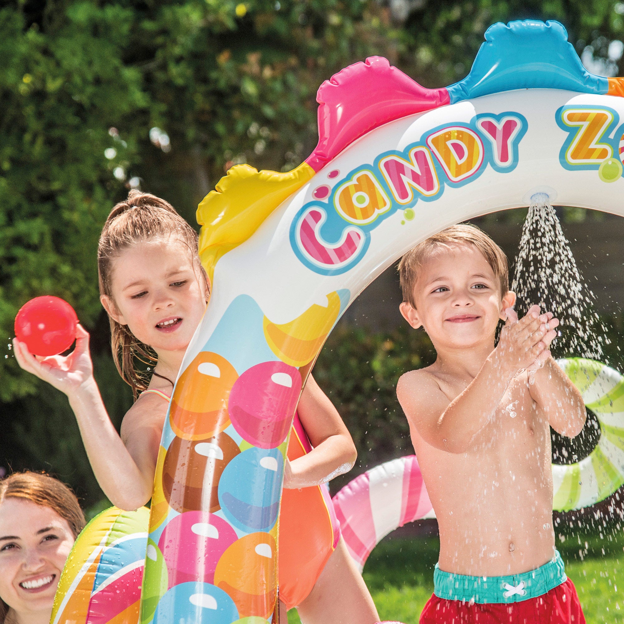 INTEX Centro de juegos hinchable candy zone