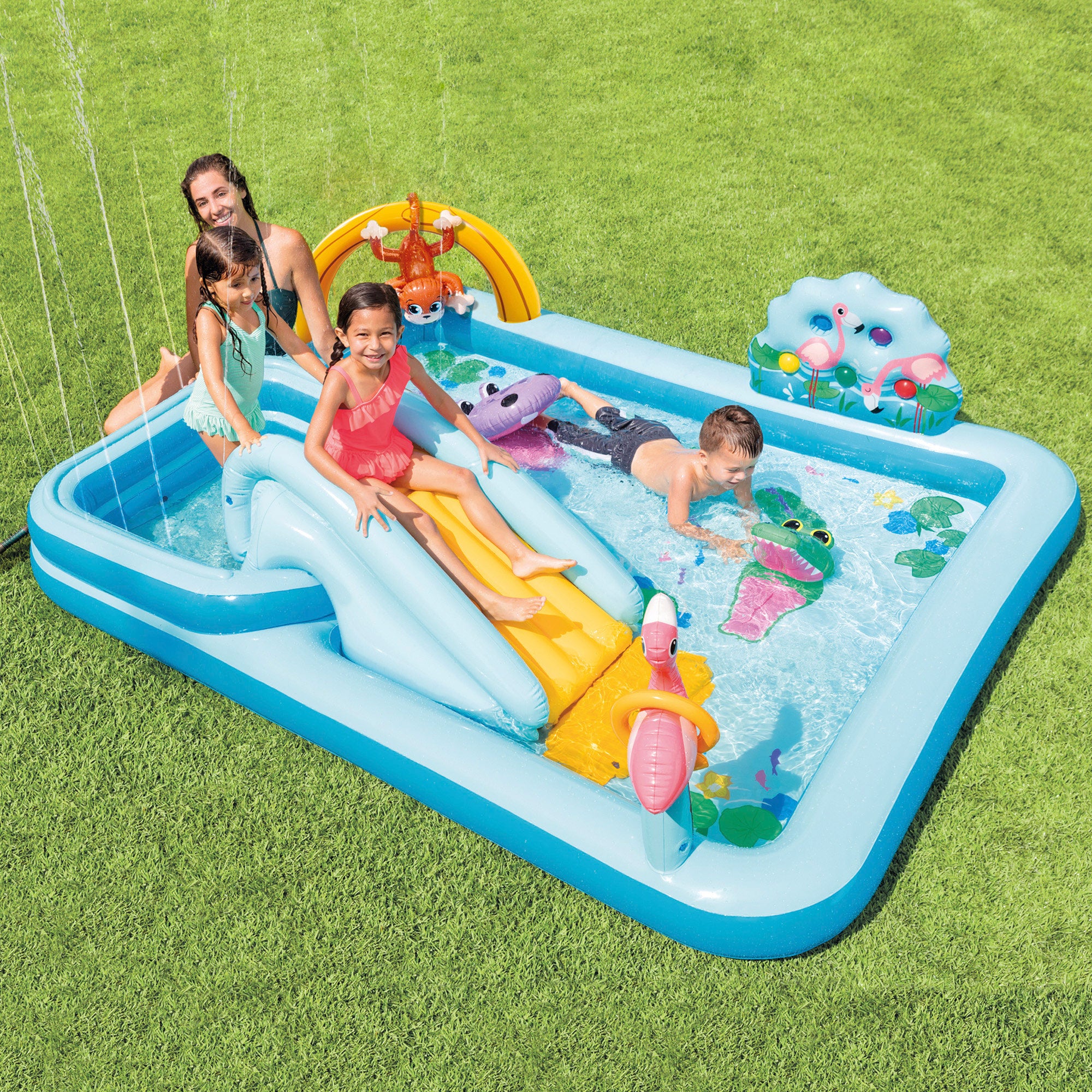 INTEX Centro de juegos acuático aventuras en la jungla