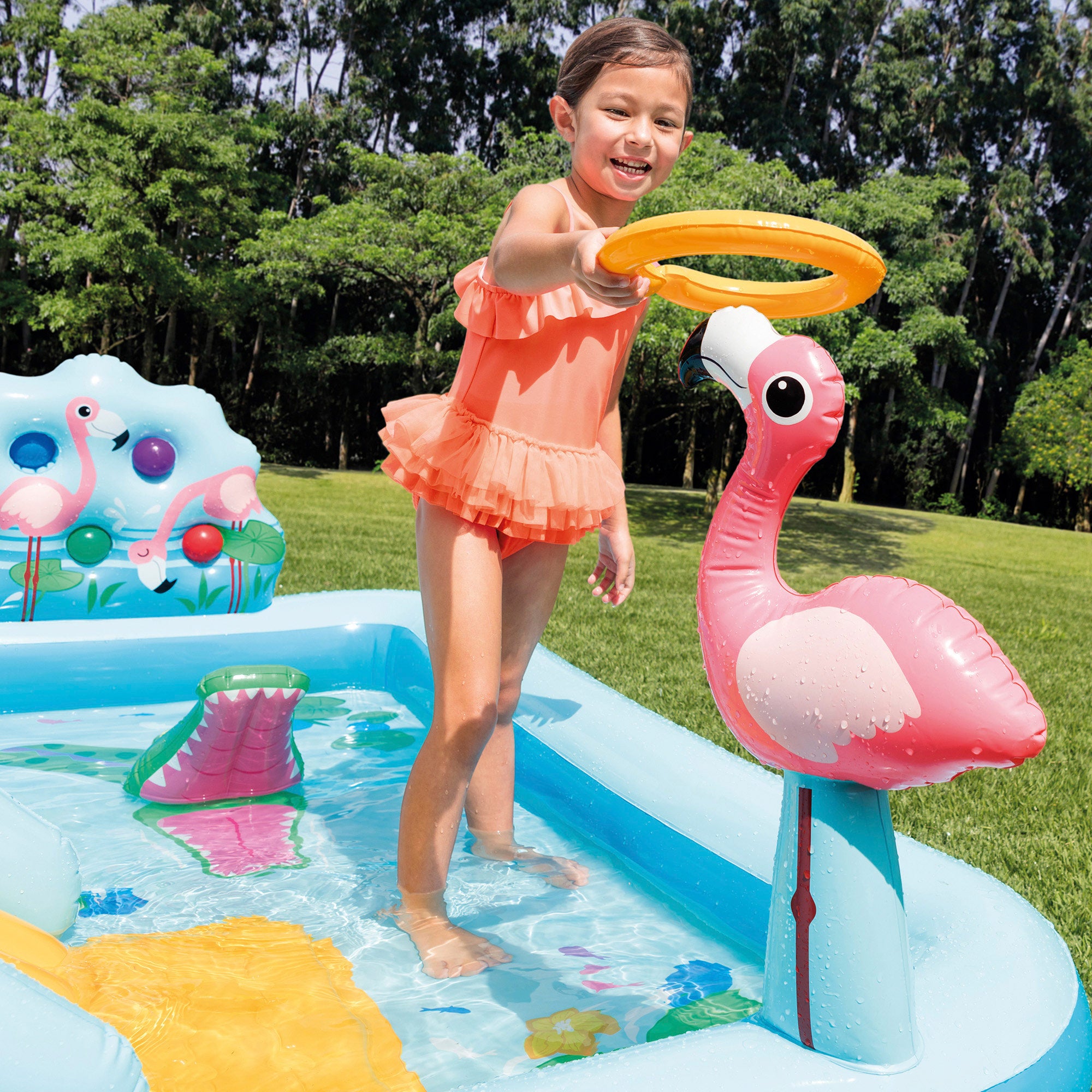 INTEX Centro de juegos acuático aventuras en la jungla