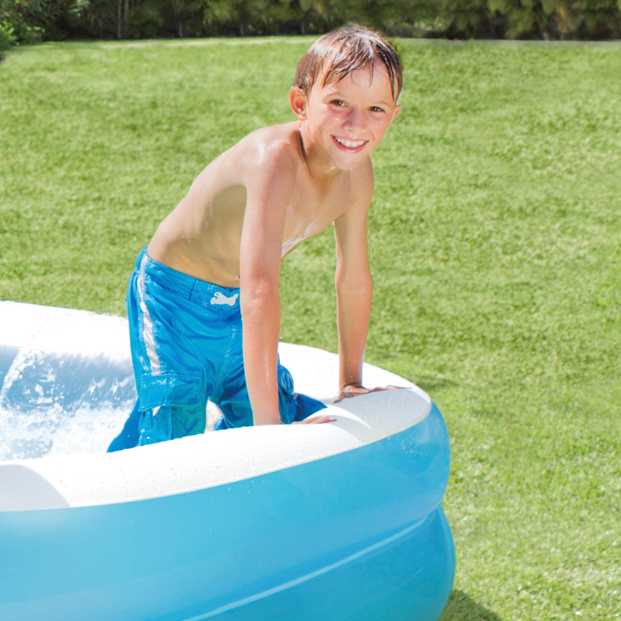 INTEX Piscina niños familiar azul