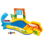 INTEX Centro juegos hinchable dinosaurio 249x191x109 cm 272l