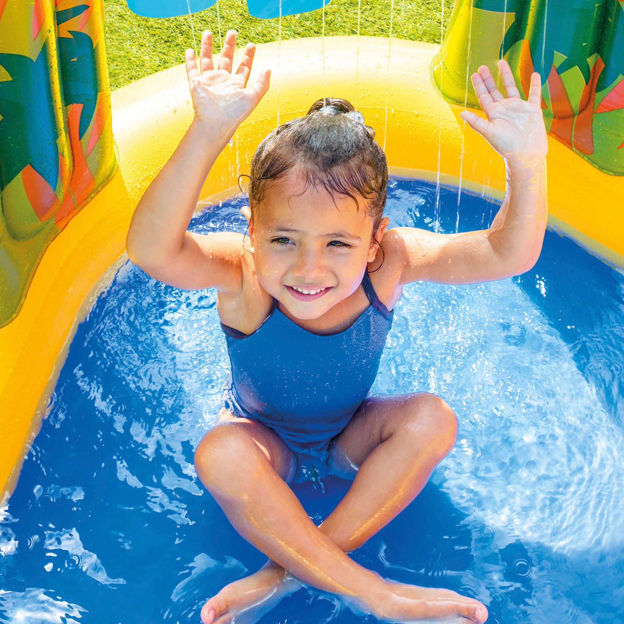 INTEX Centro juegos hinchable dinosaurio 249x191x109 cm 272l