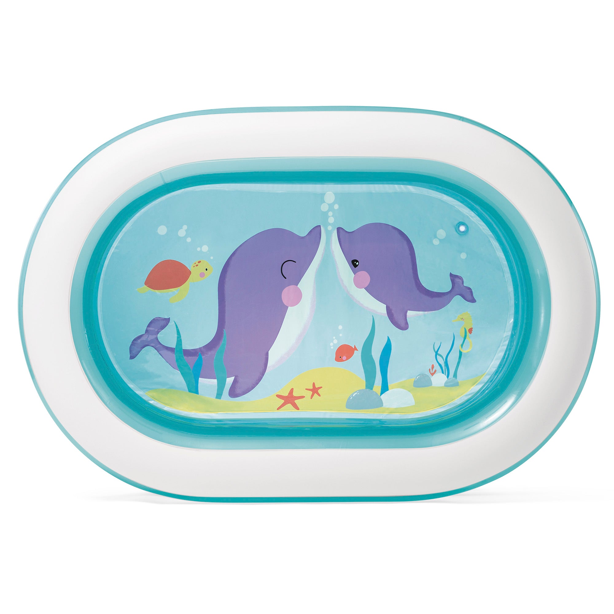 INTEX Piscina hinchable My Sea Friends 163x107x46 cm - 230 l
