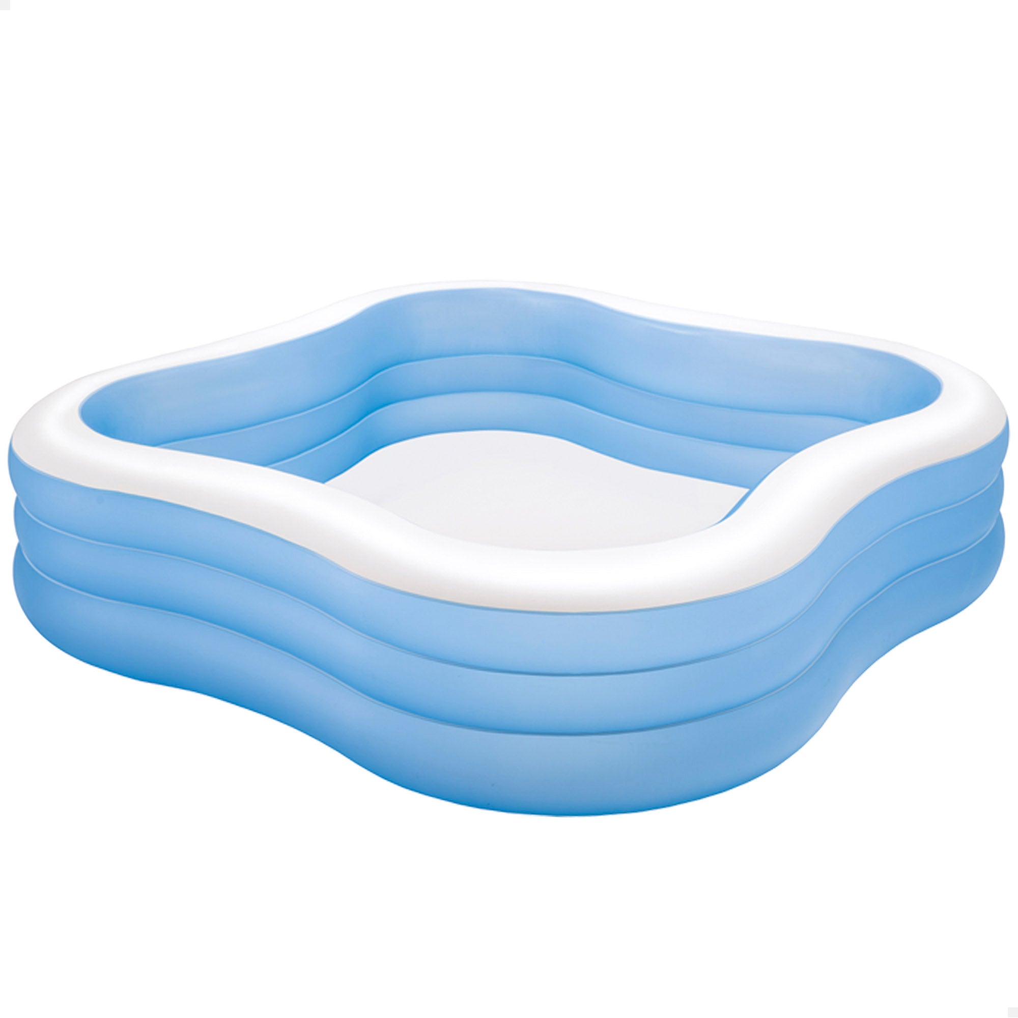 INTEX Piscina hinchable cuadrada 229x229x56 cm - 1.250 litros