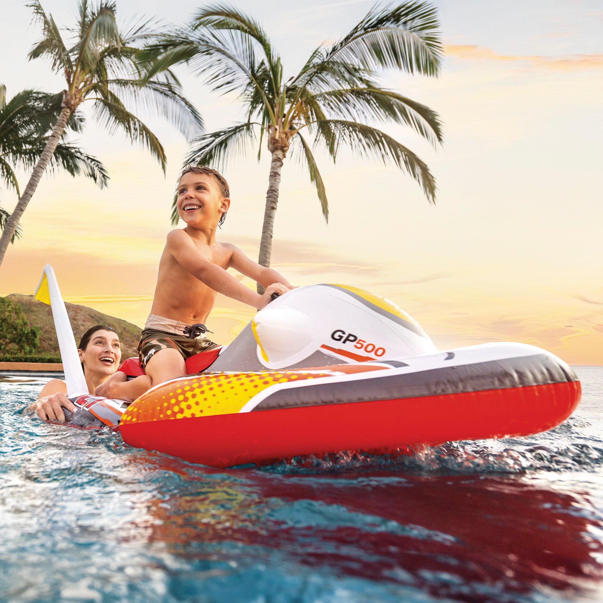 INTEX Moto acuática hinchable para niños 117x77 cm