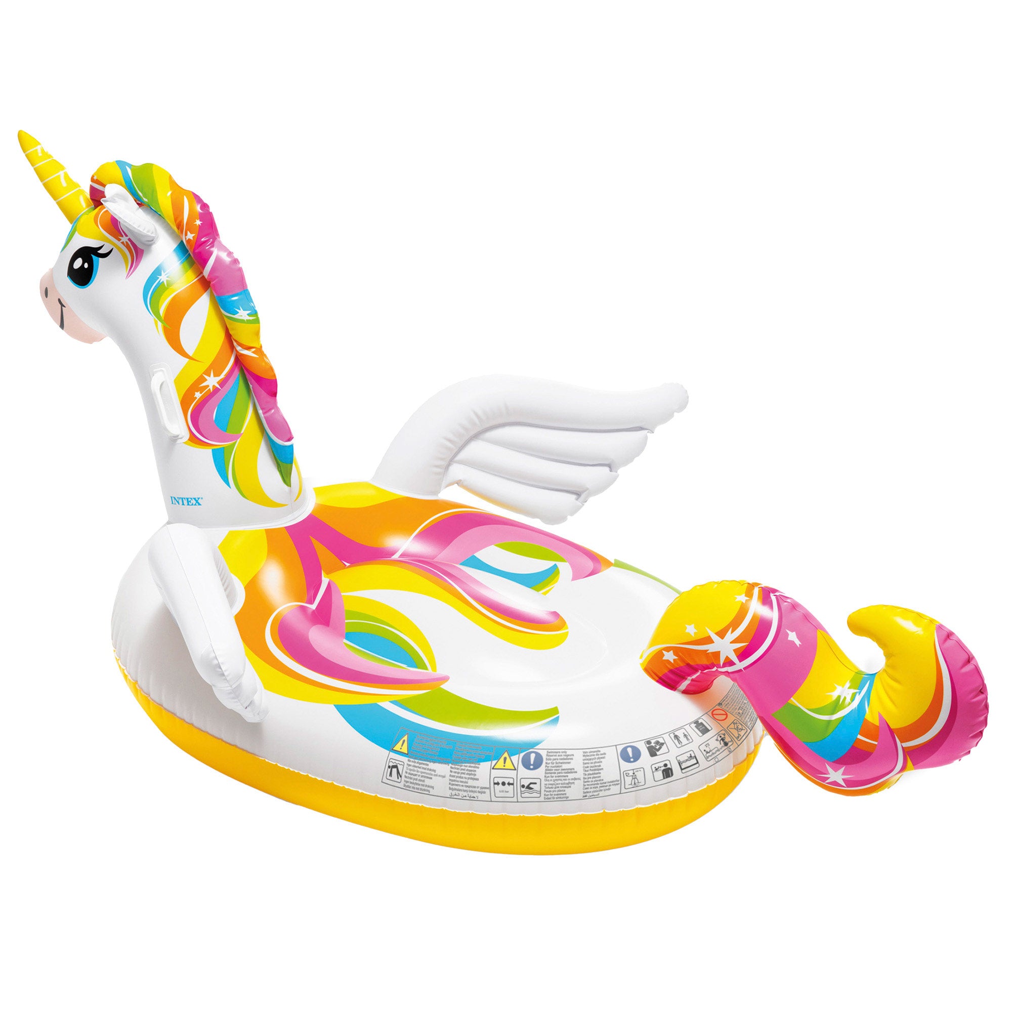 INTEX Unicornio hinchable tamaño mediano