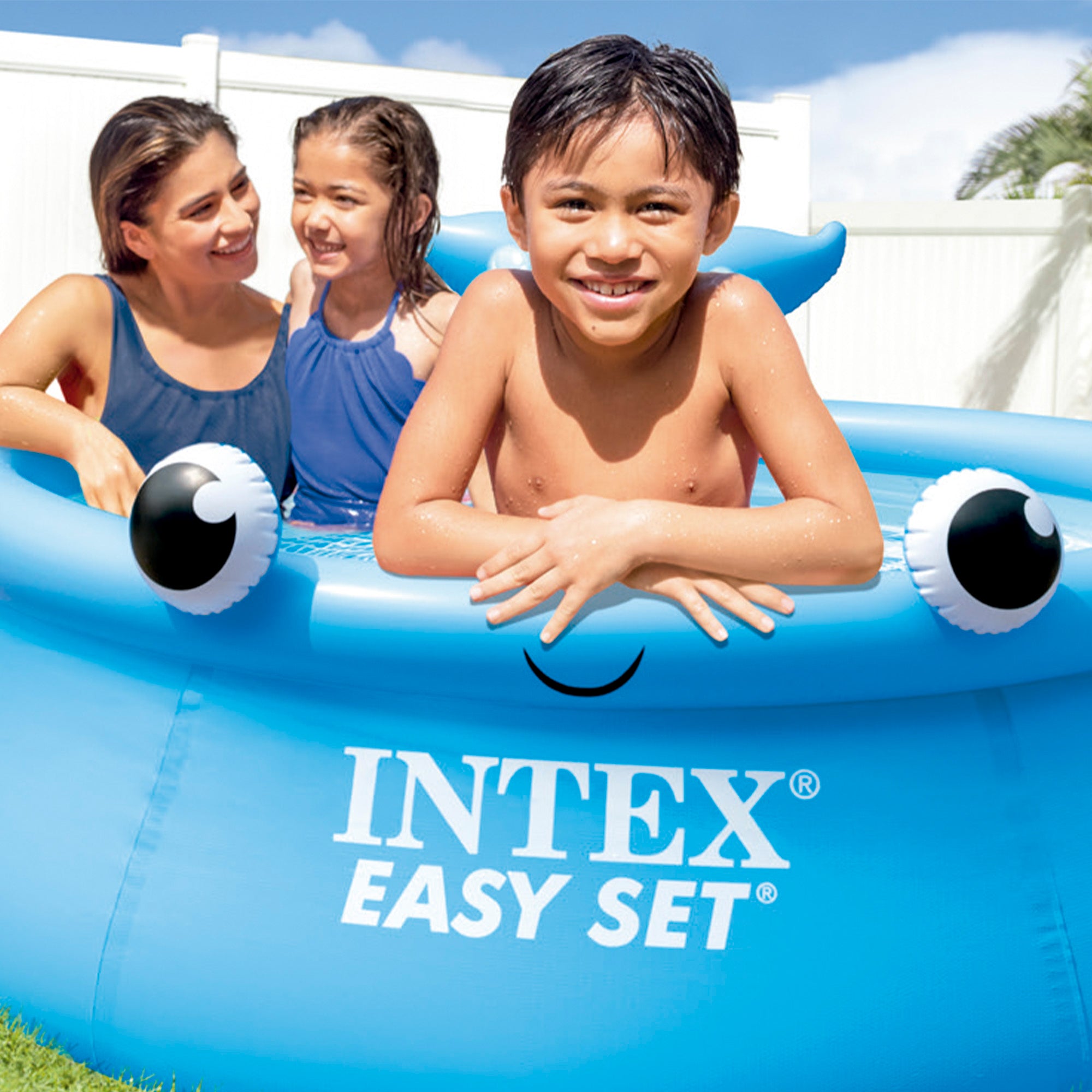 INTEX Piscina hinchable redonda ballena