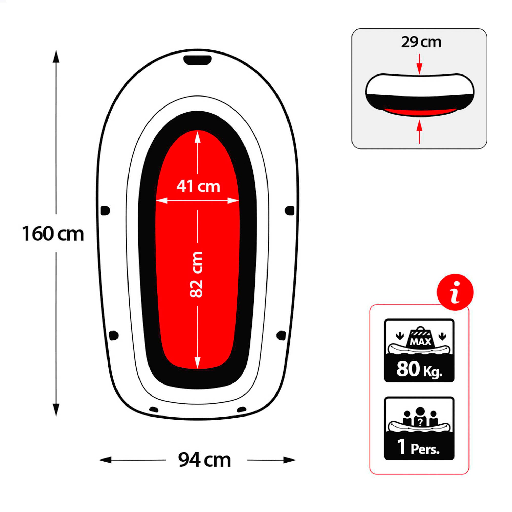 INTEX Barca hinchable explorer pro 100 - 160x94x29 cm