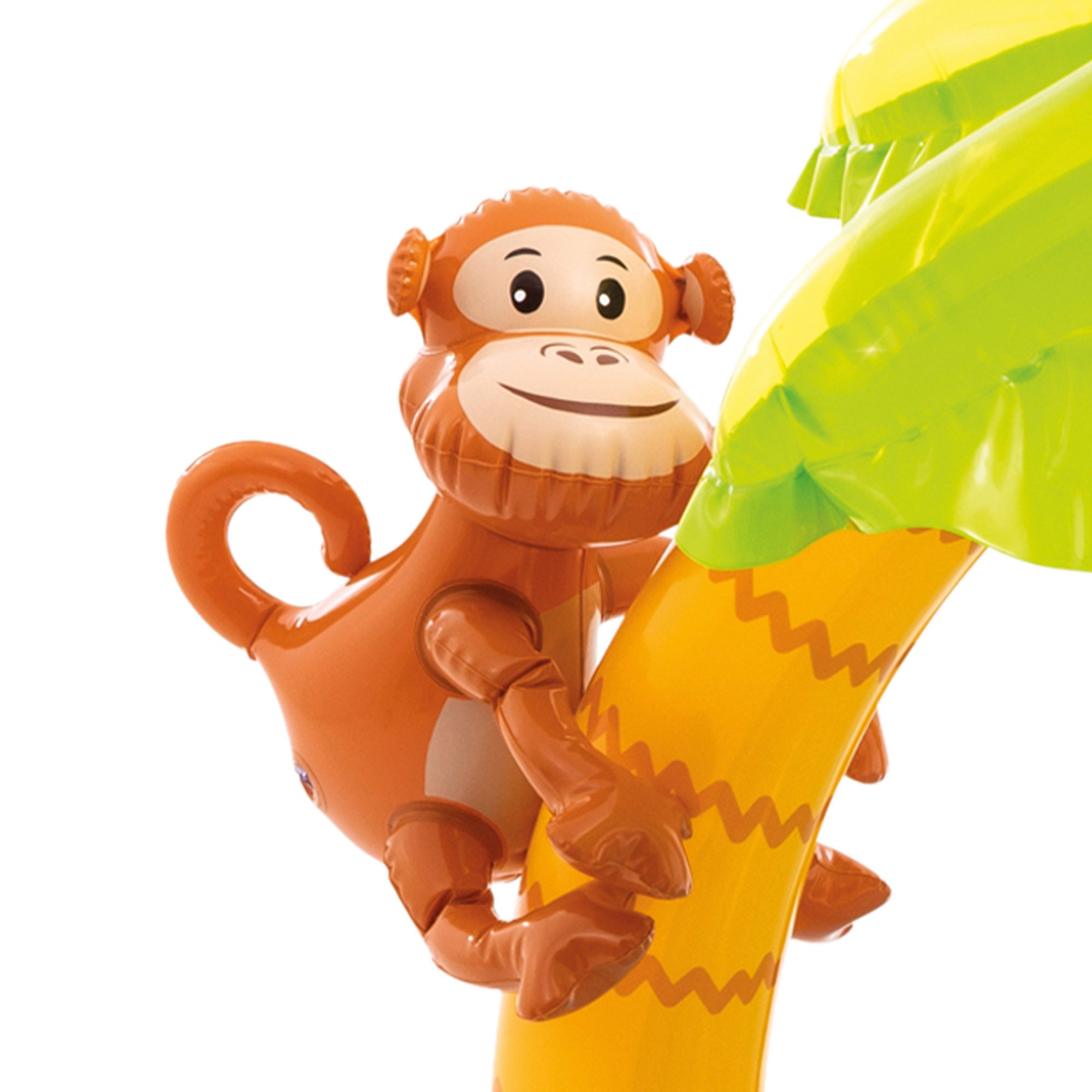 INTEX Piscina hinchable isla tropical con parasol y suelo acolchado