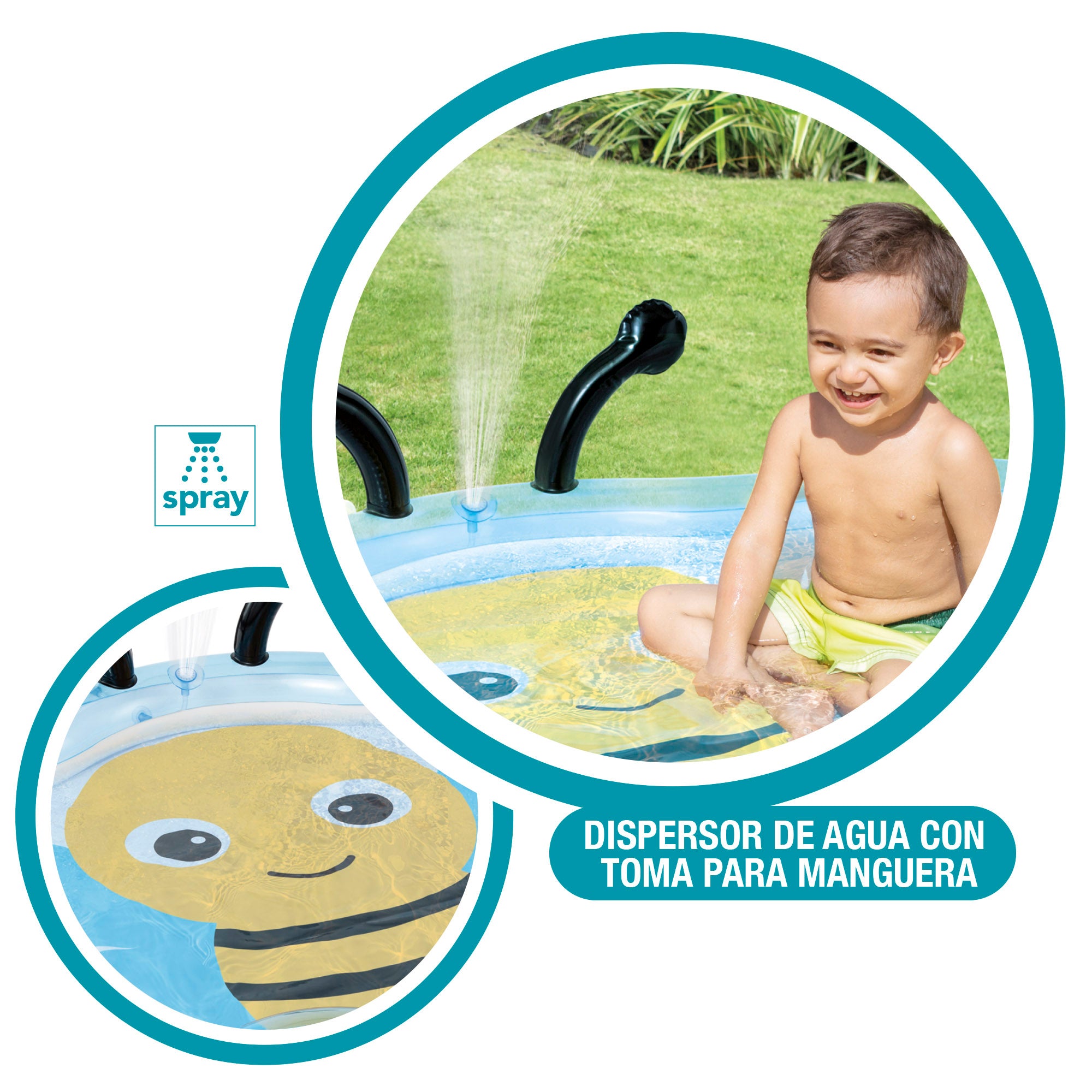 INTEX Piscina bebé abeja hinchable