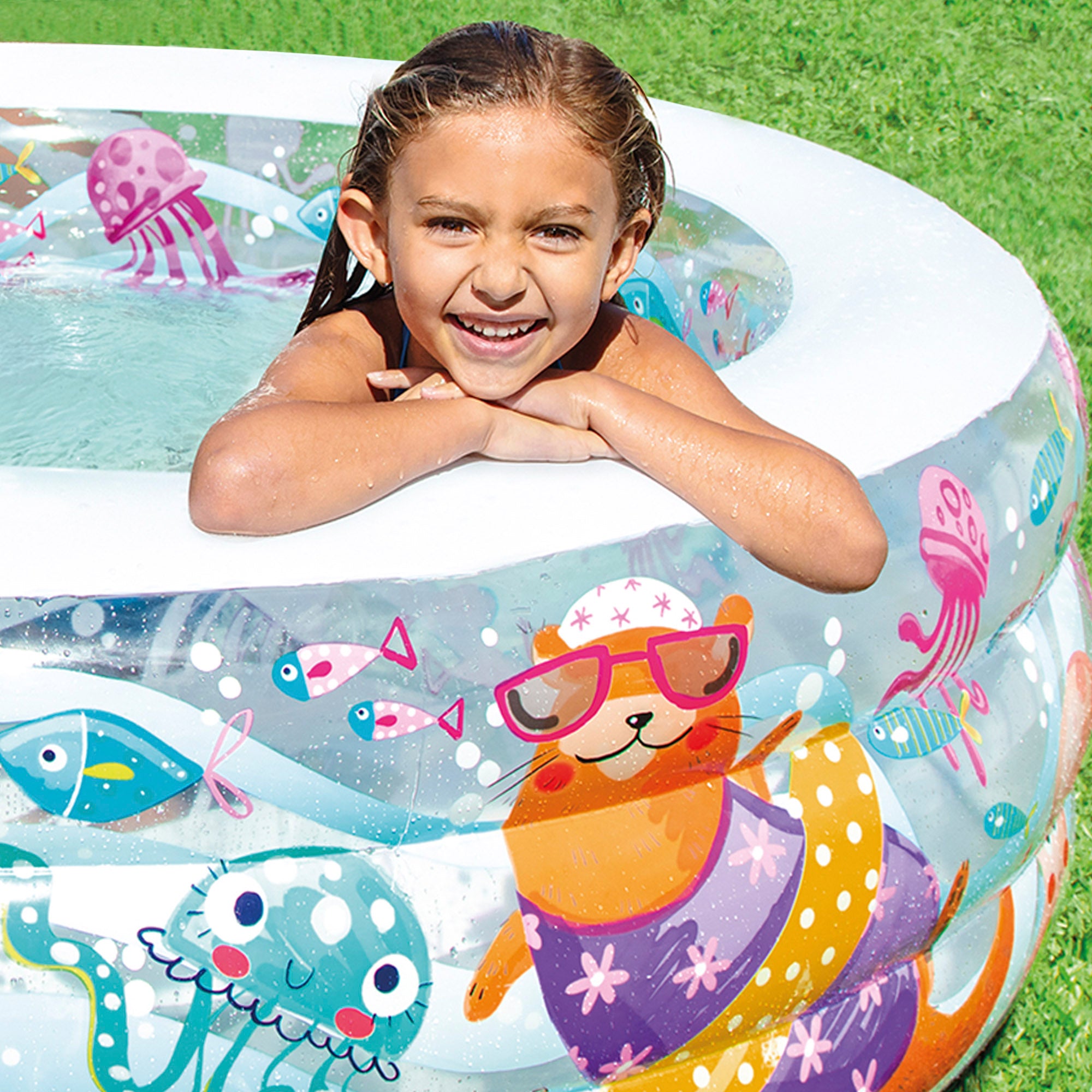 INTEX Piscina hinchable acuario 152x56cm - 360 l