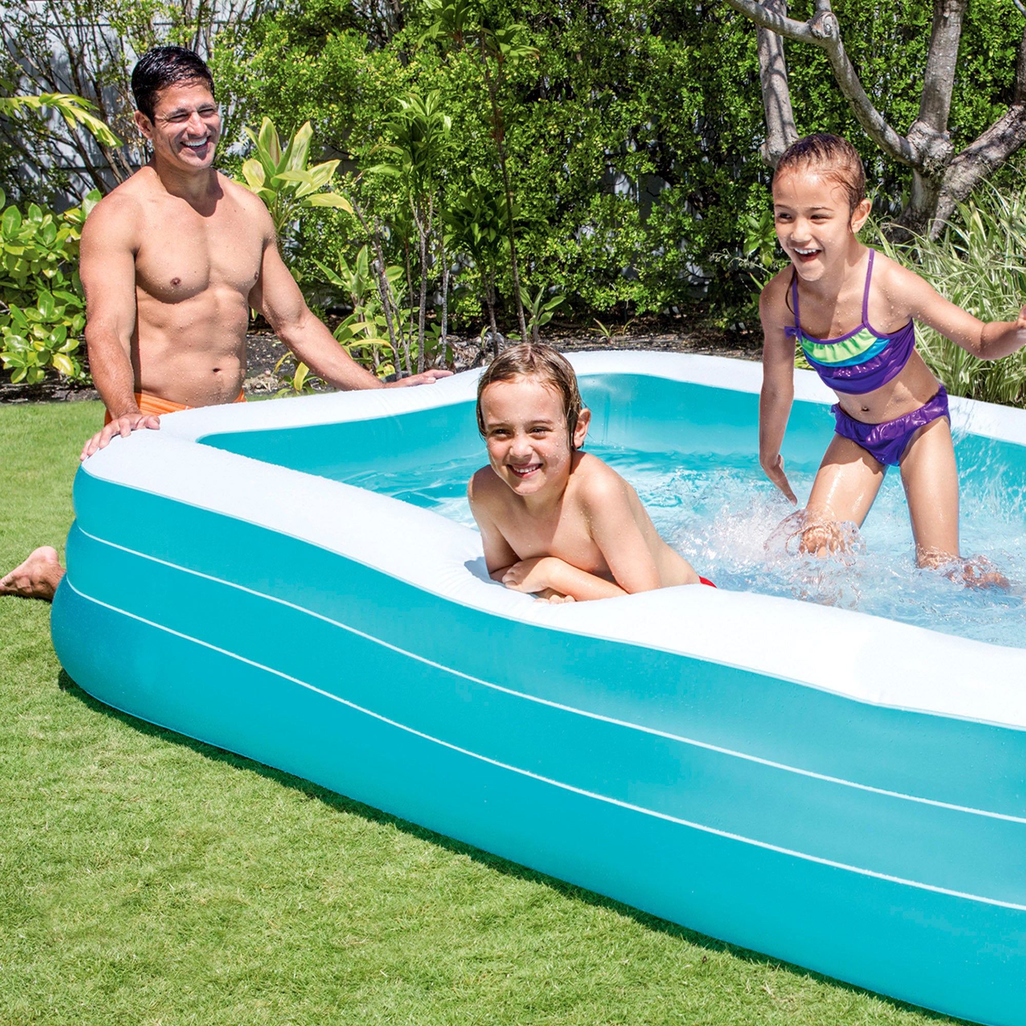 INTEX Piscina hinchable rectangular 305x183x56 cm - 1020 l