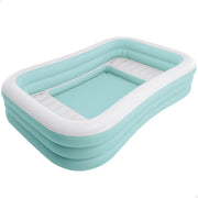 INTEX Piscina hinchable infantil azul y blanco