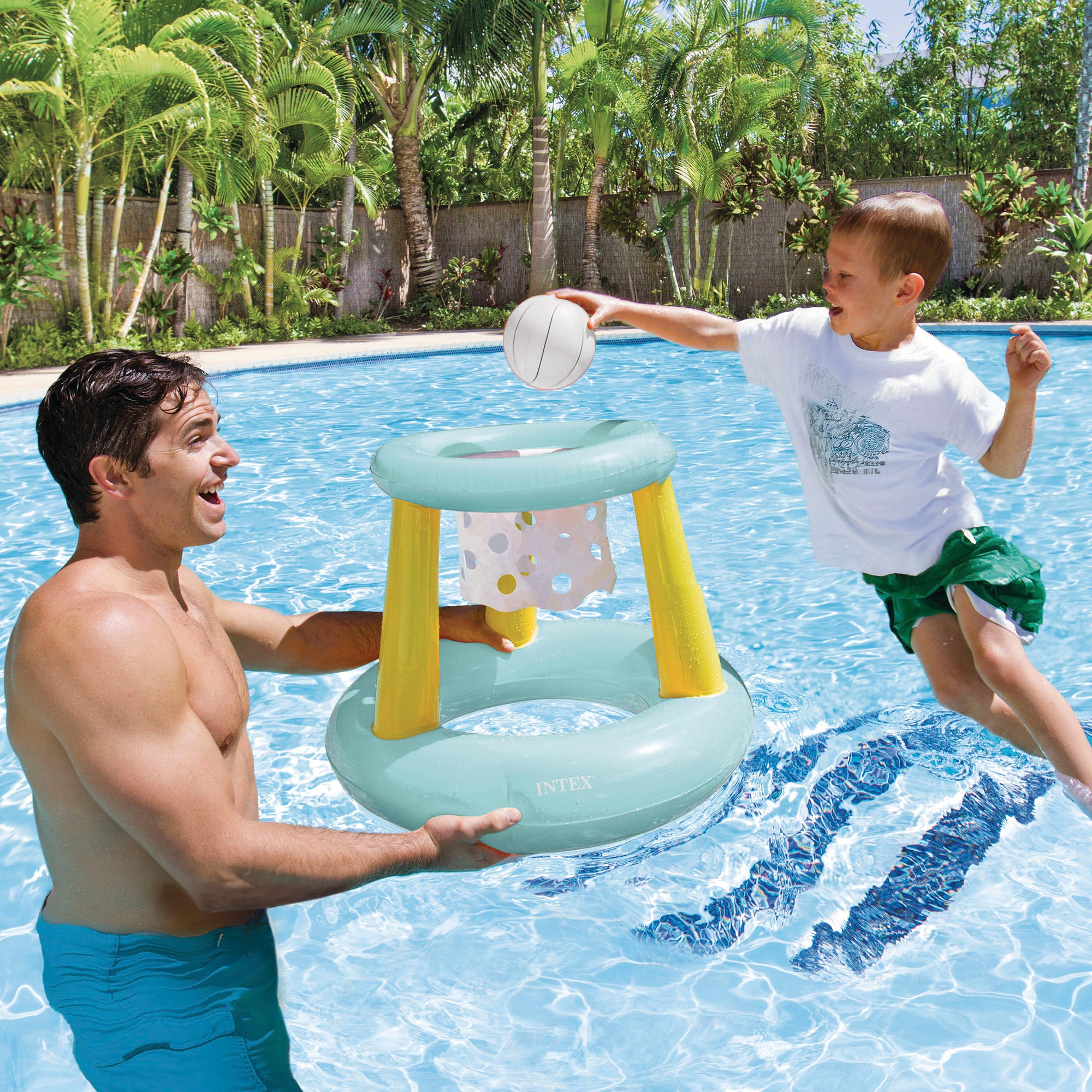 INTEX Canasta hinchable y flotante - 67x55 cm