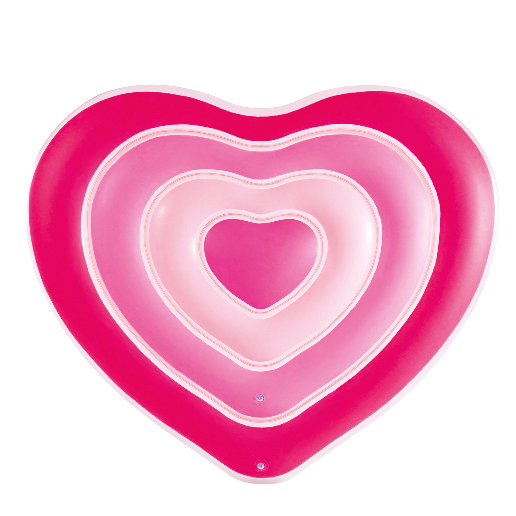 INTEX Colchoneta hinchable corazón 135x25x155 cm