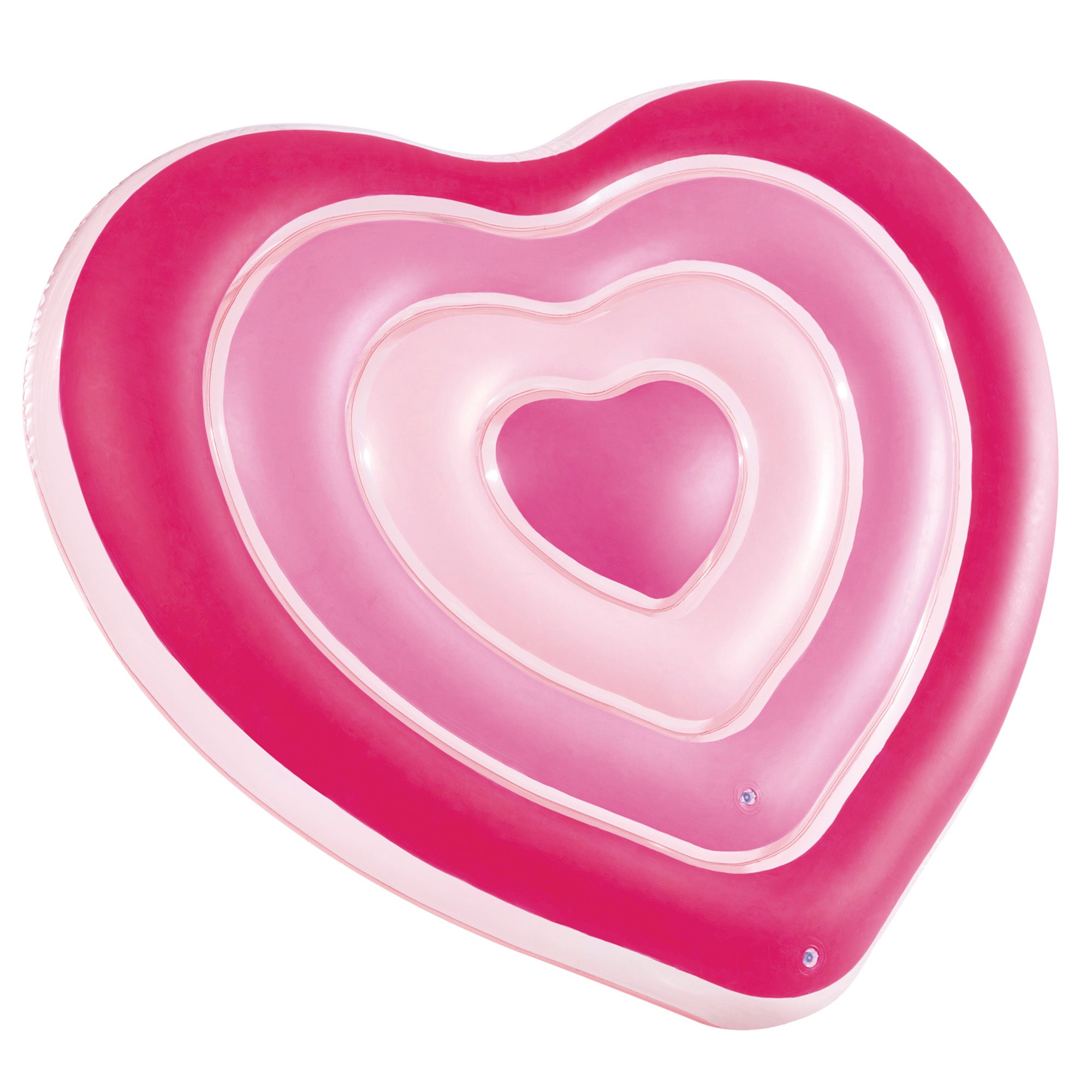 INTEX Colchoneta hinchable corazón 135x25x155 cm