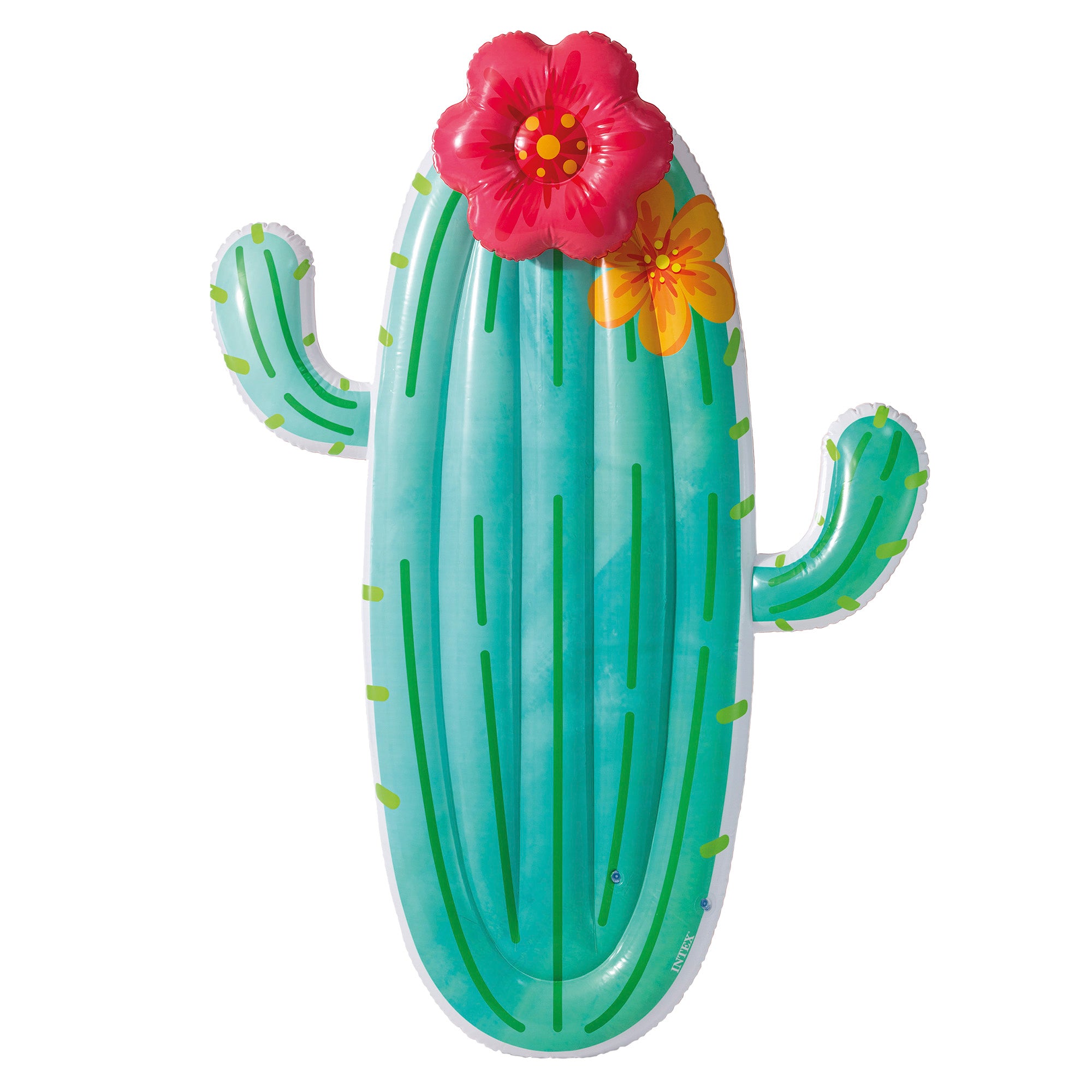 INTEX Colchoneta hinchable cactus 130x28x180 cm