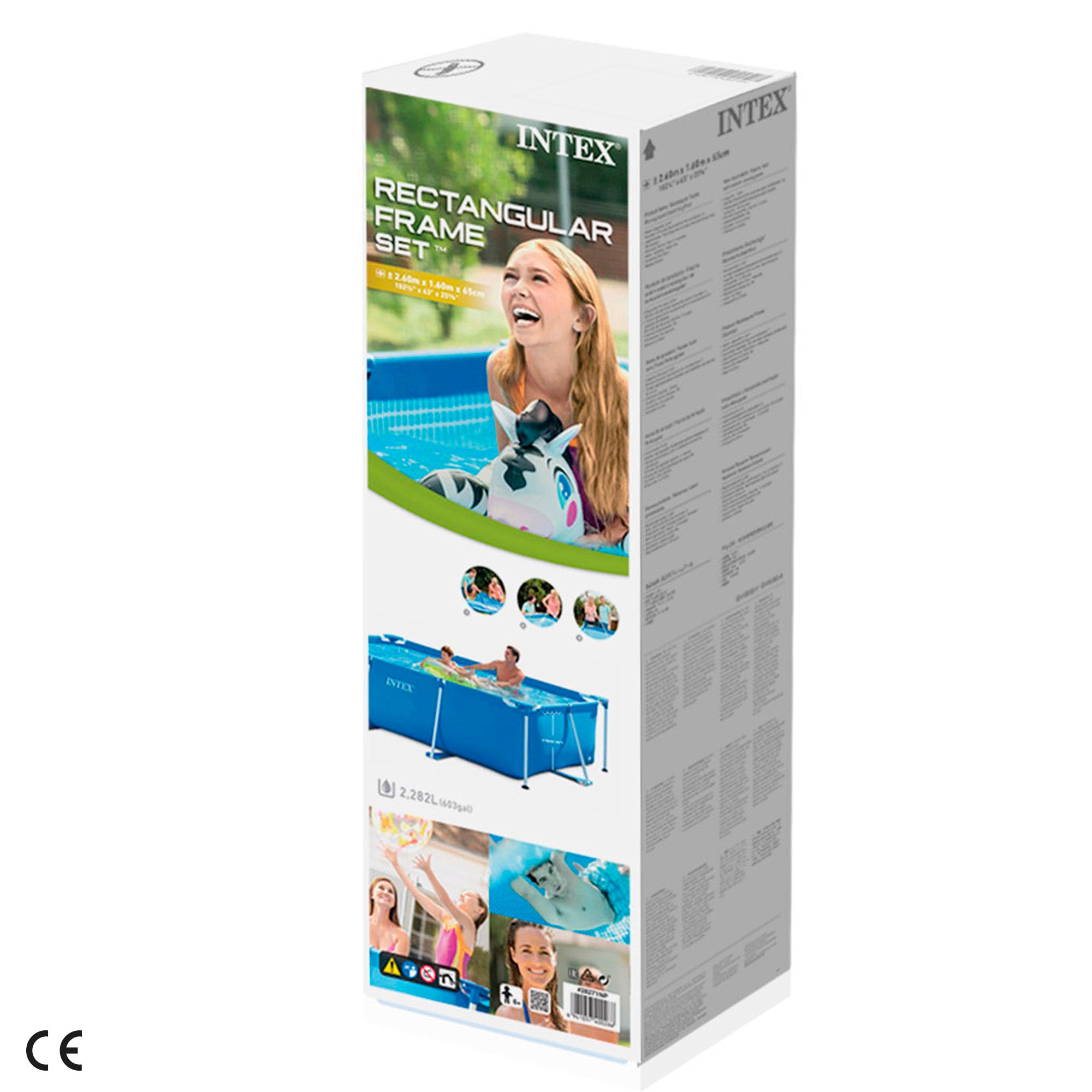 INTEX Piscina desmontable Small Frame 260x160x65 cm - 2.282 l