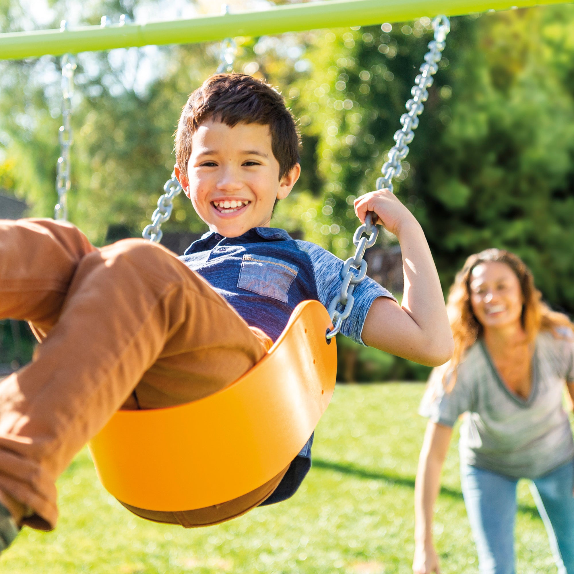 INTEX Columpio jardín niños y bebés 2 en 1