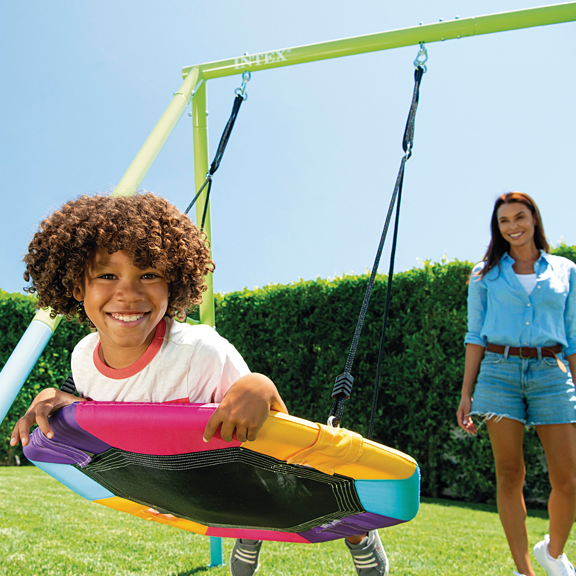 INTEX Columpio jardín niños con nido