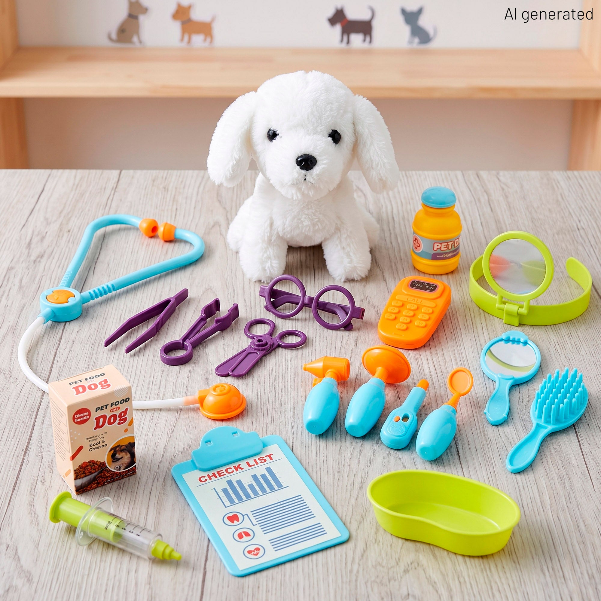 Set veterinario con perrito y accesorios + 3 años GoGo Friends