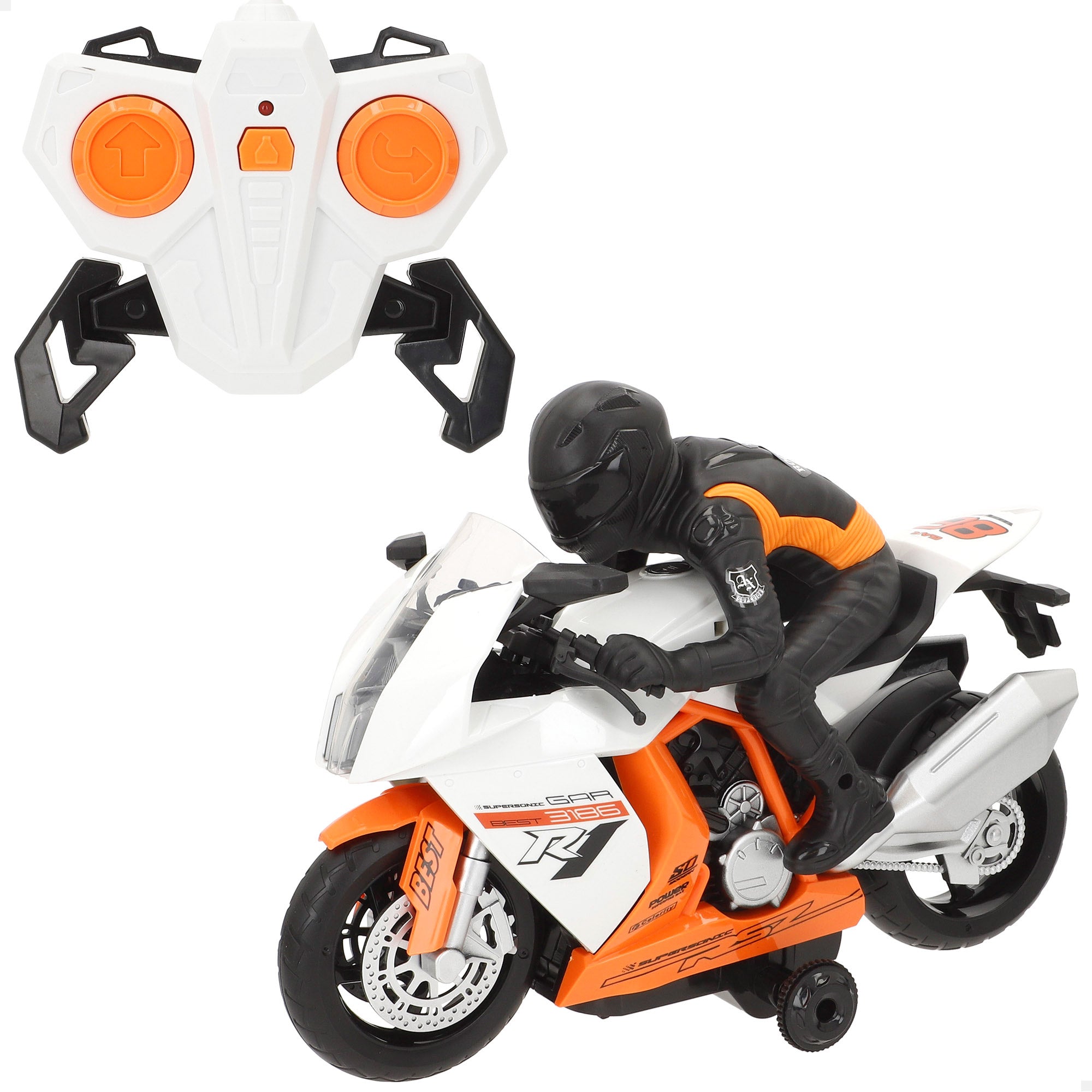 Moto radiocontrol naranja + 4 años Speed&Go