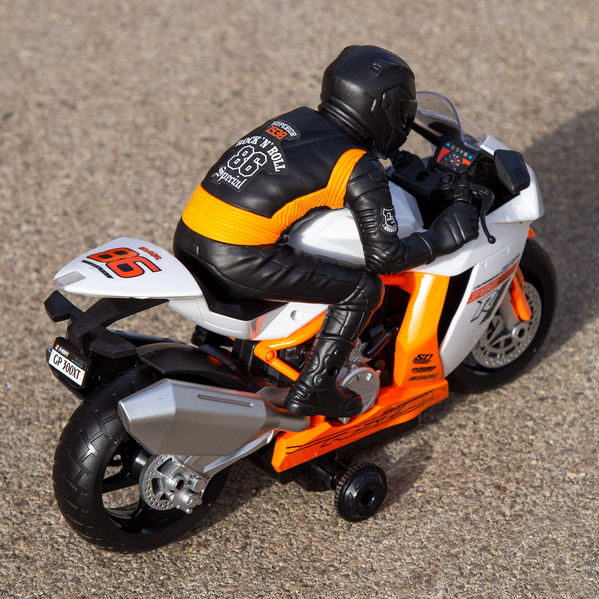 Moto radiocontrol naranja + 4 años Speed&Go
