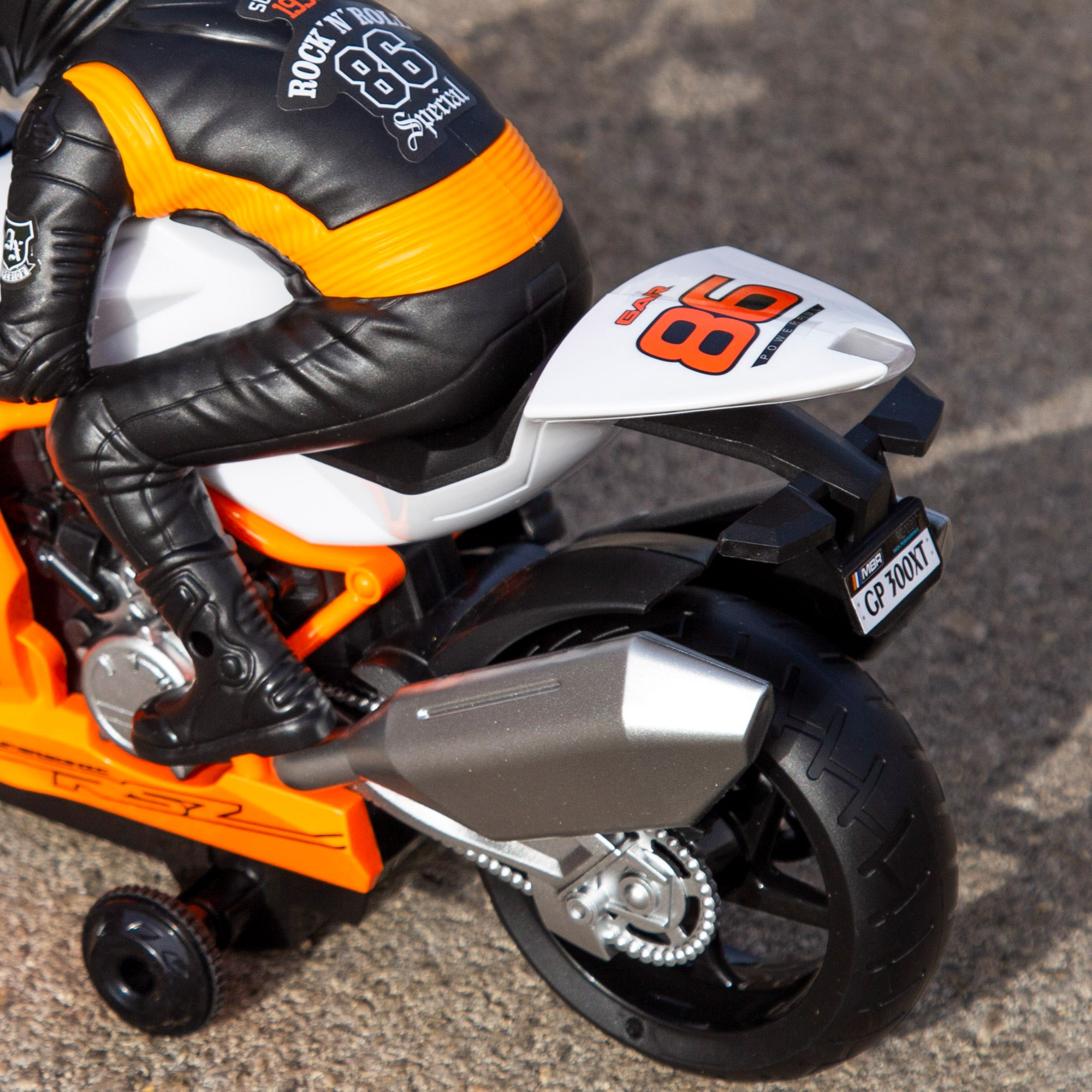 Moto radiocontrol naranja + 4 años Speed&Go