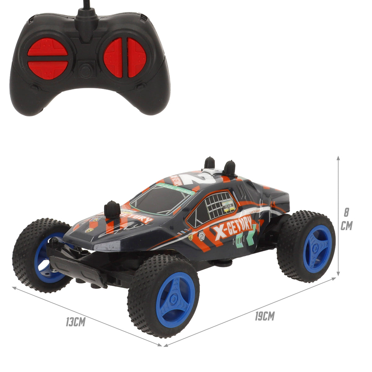 Coche teledirigido ruedas de goma 1:24 Speed & Go