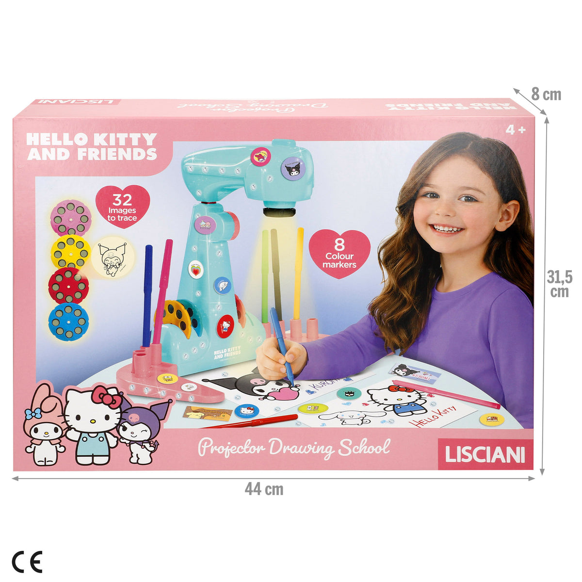 Hello Kitty Proyector de dibujo + 4 años