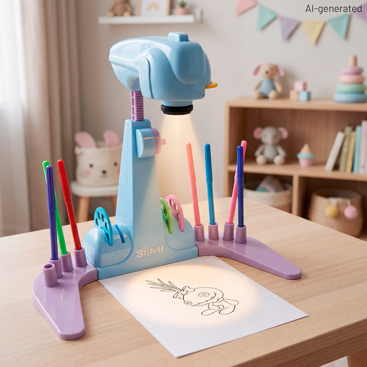 Stitch Proyector de dibujo + 5 años