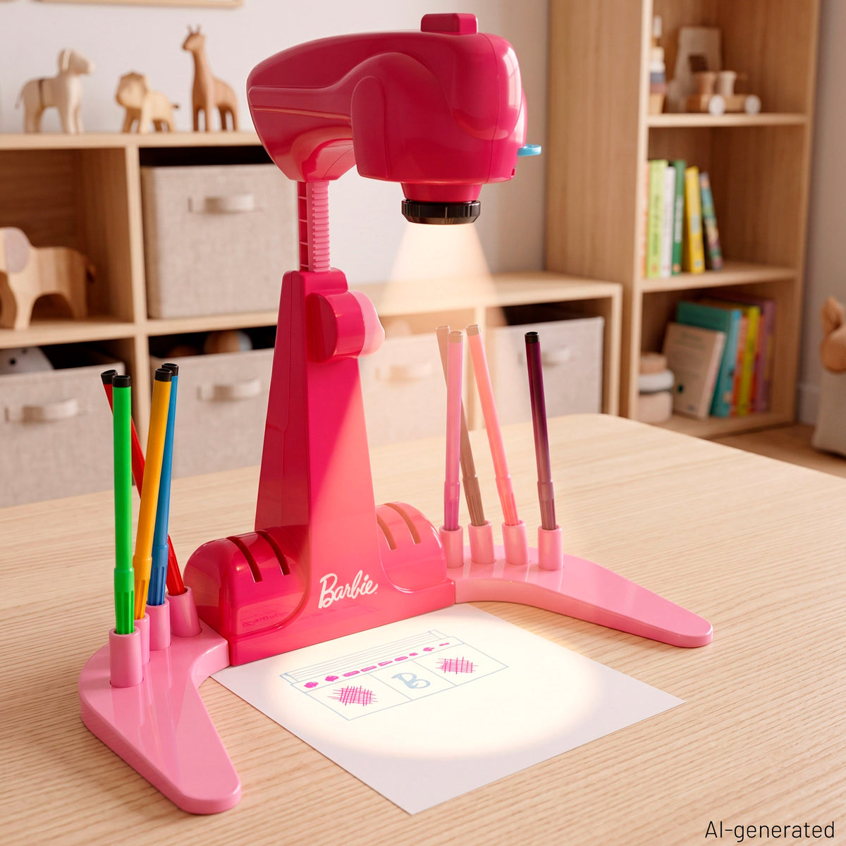 Barbie Proyector de dibujo + 5 años