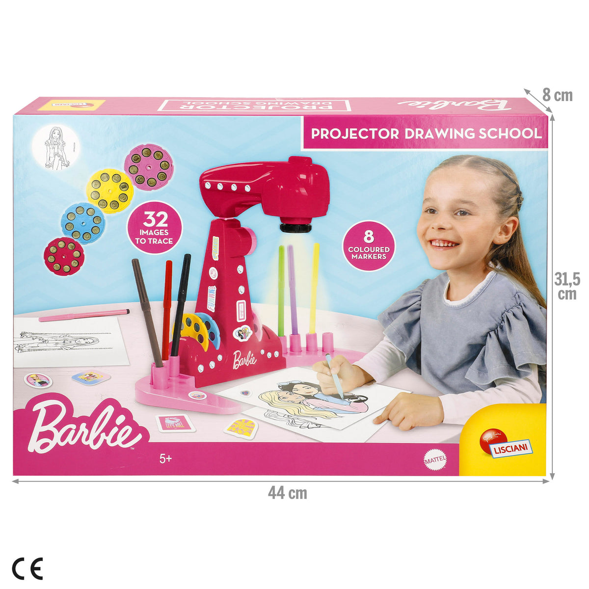 Barbie Proyector de dibujo + 5 años